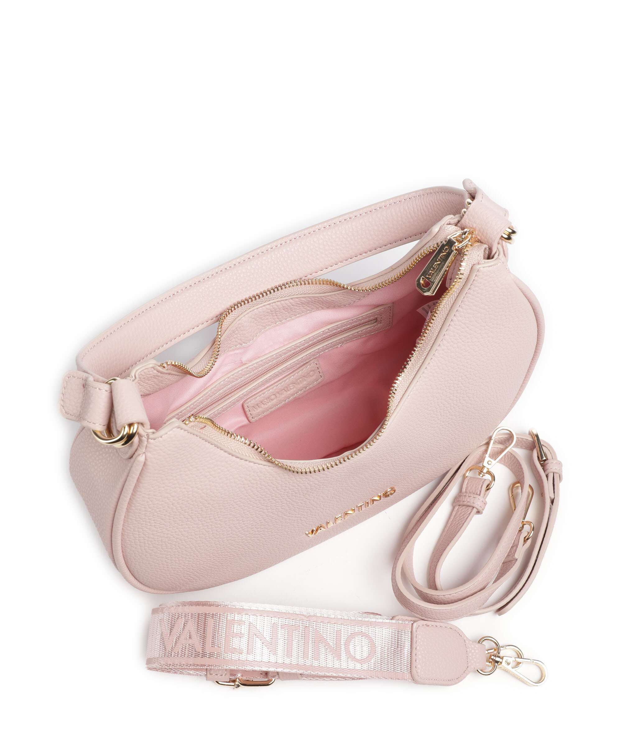 Valentino Bags Shelby Torba na ramię cipria - Image 5