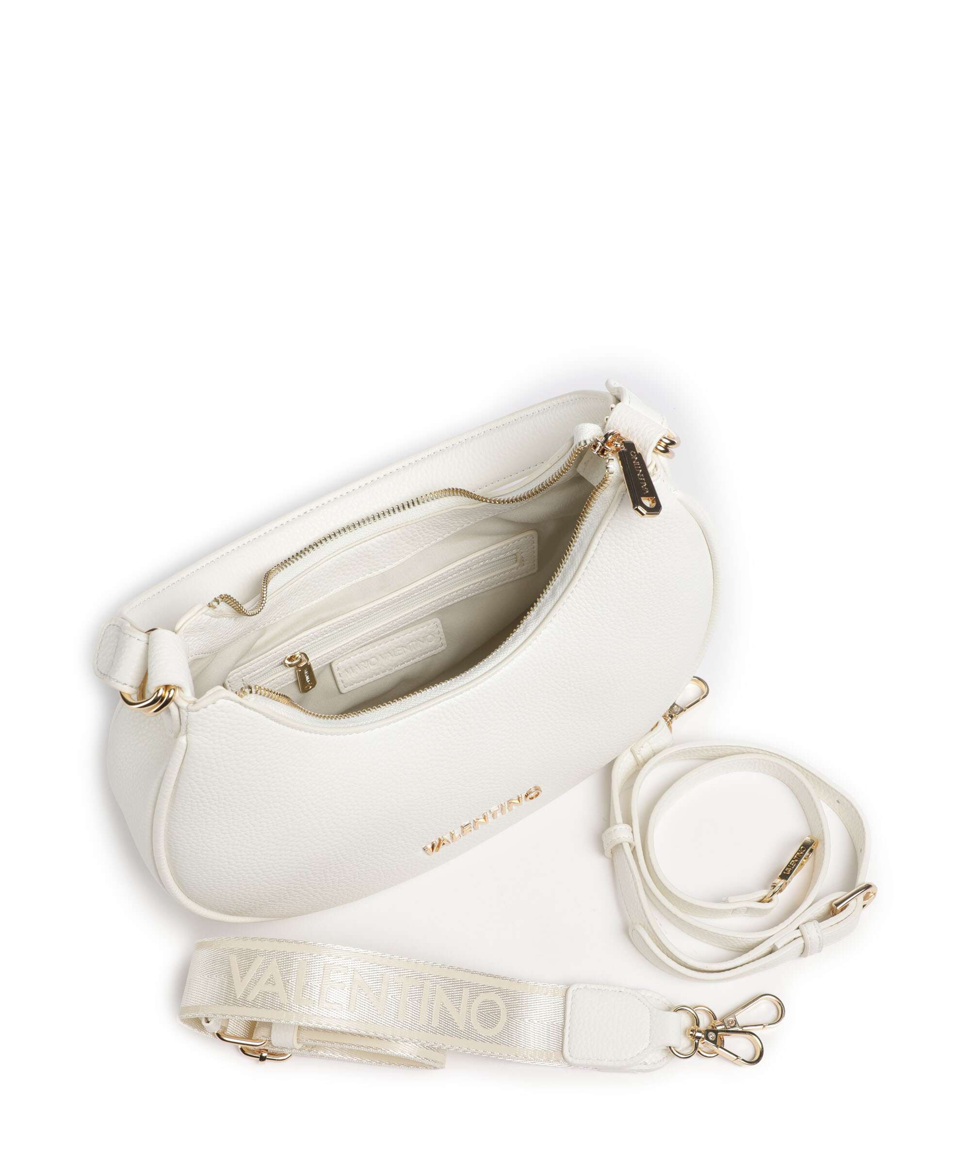 Valentino Bags Shelby Torba na ramię off white - Image 5