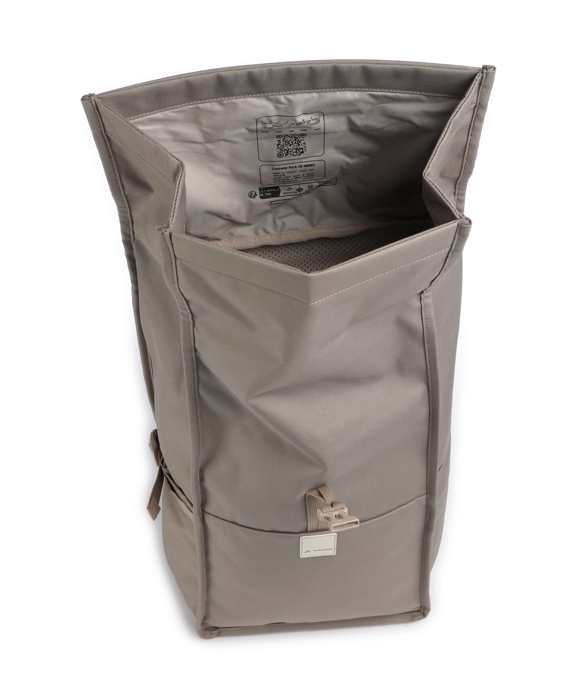 Vaude Coreway 20 Plecak z rolowanym zamknięciem coconut - Image 4