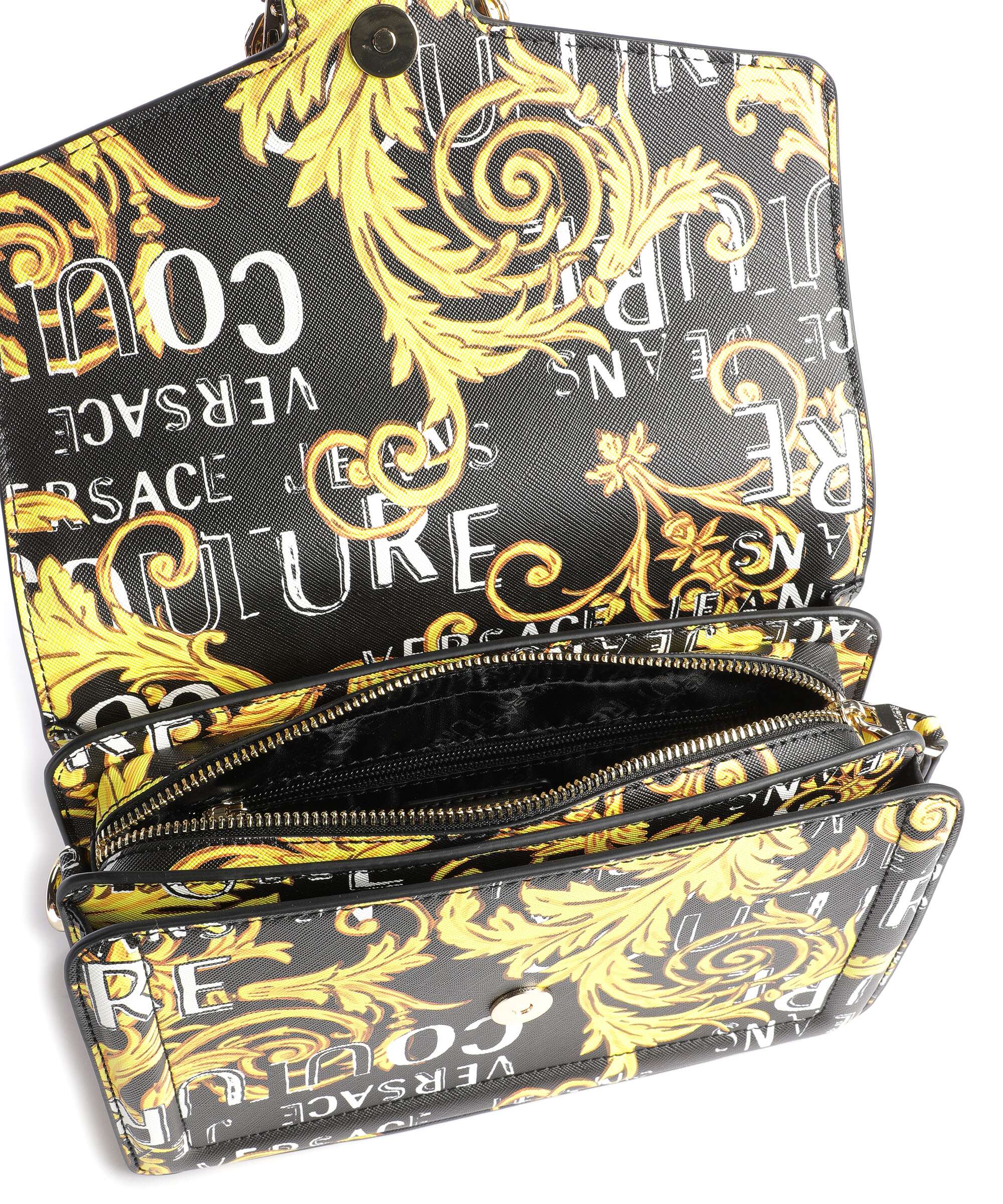 Versace Jeans Couture Couture 01 Torba przez ramię black/gold - Image 5