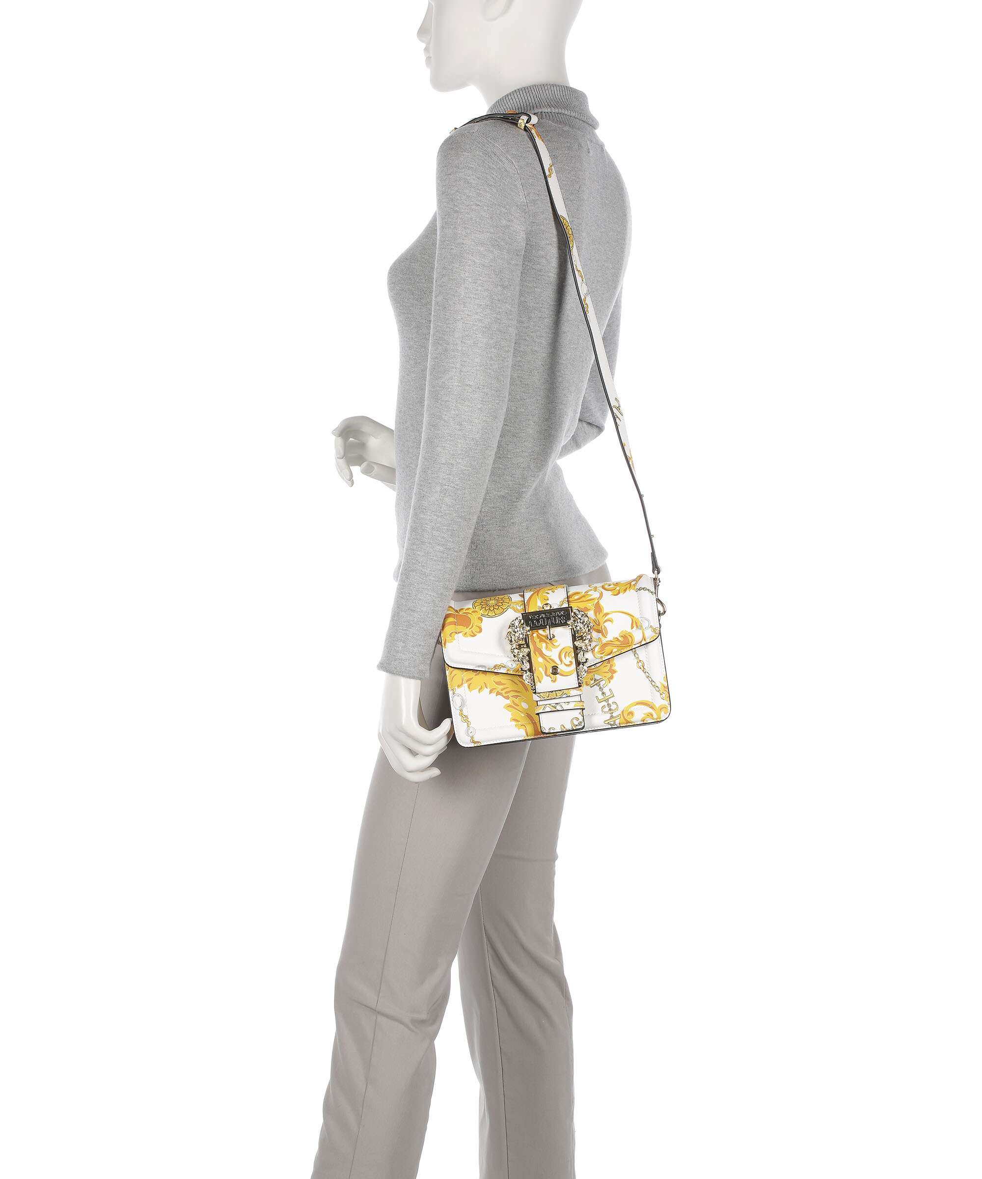 Versace Jeans Couture Couture 01 Torba przez ramię white/gold - Image 3