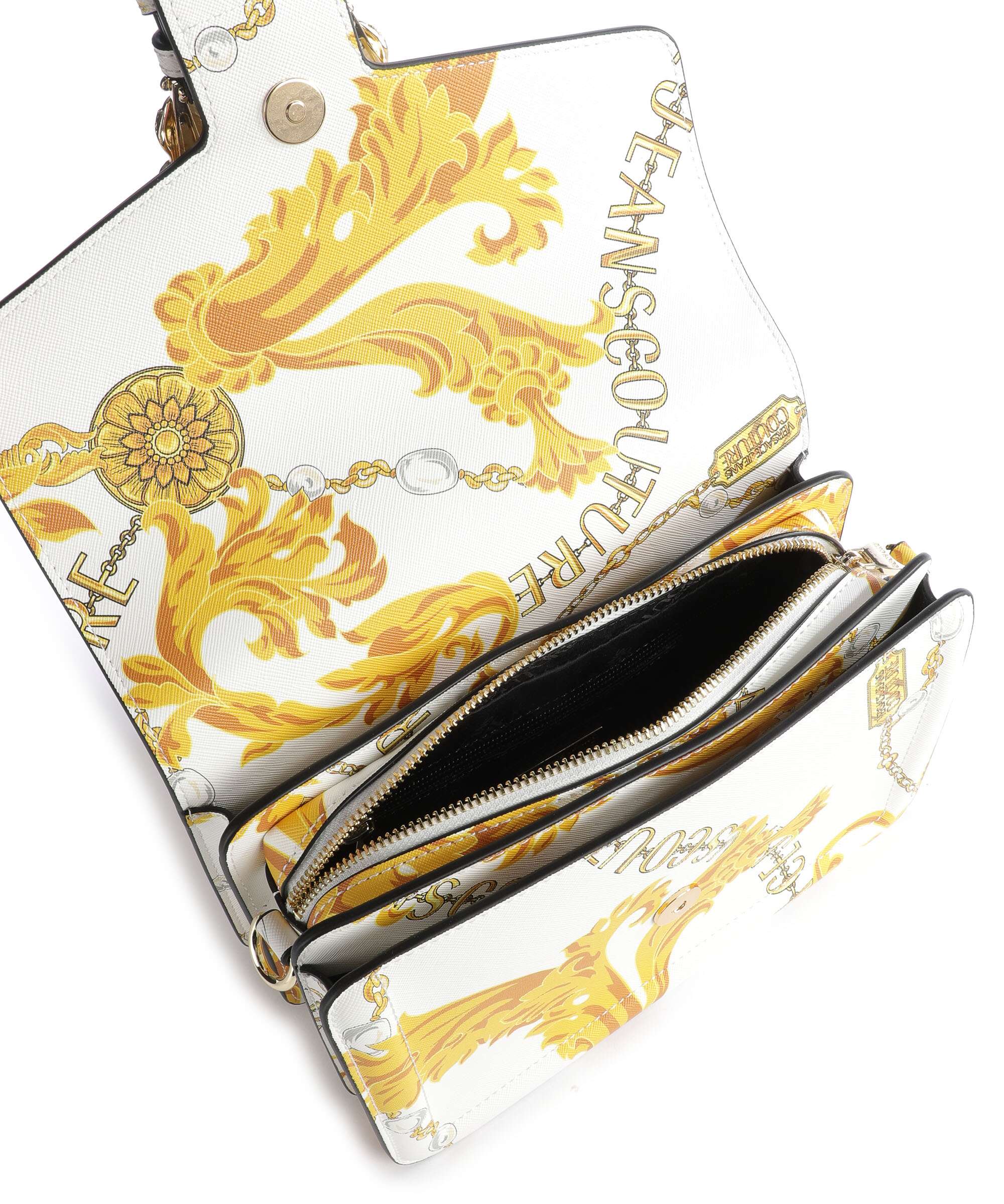 Versace Jeans Couture Couture 01 Torba przez ramię white/gold - Image 6