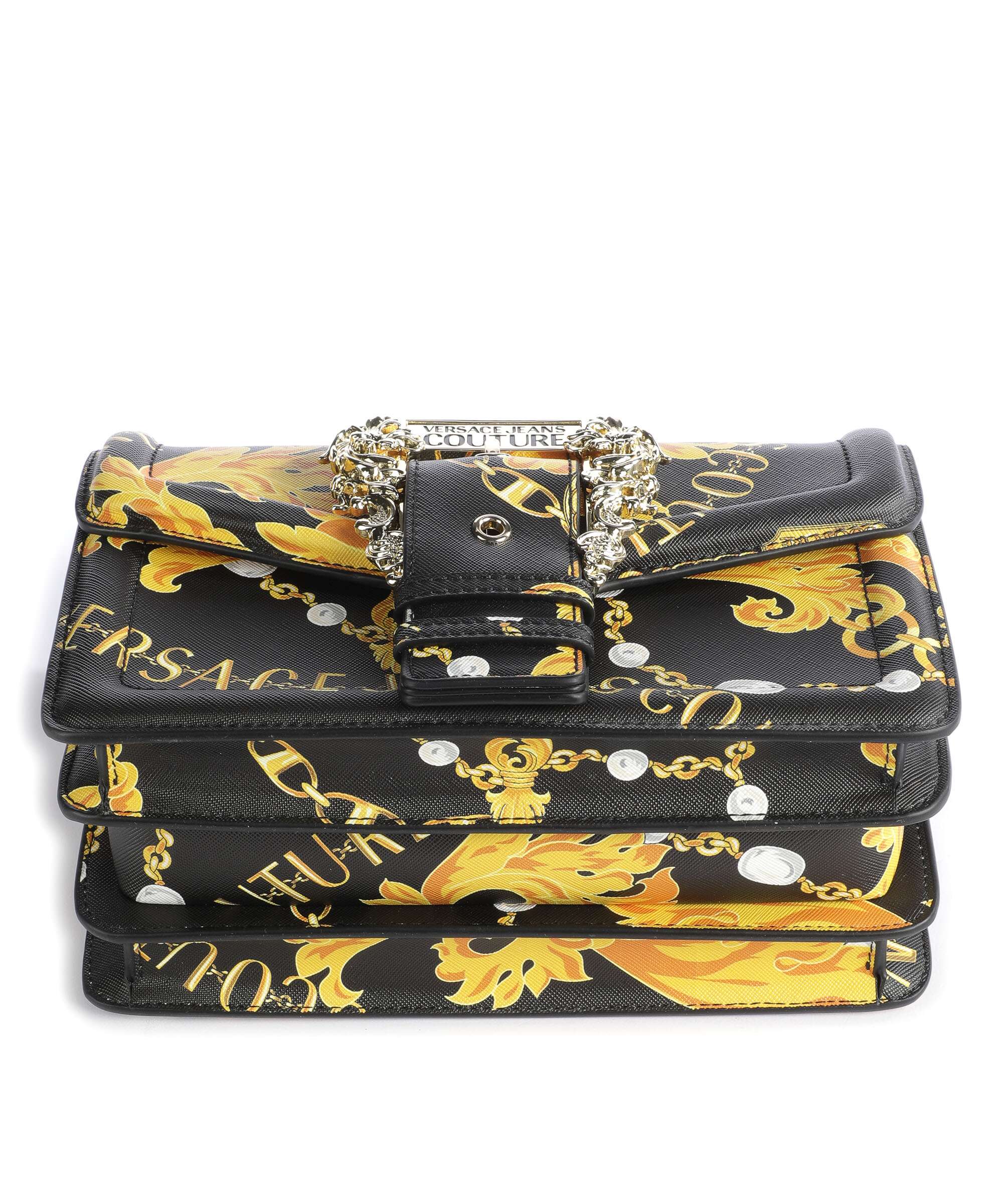 Versace Jeans Couture Couture 01 Torba przez ramię black/gold - Image 5