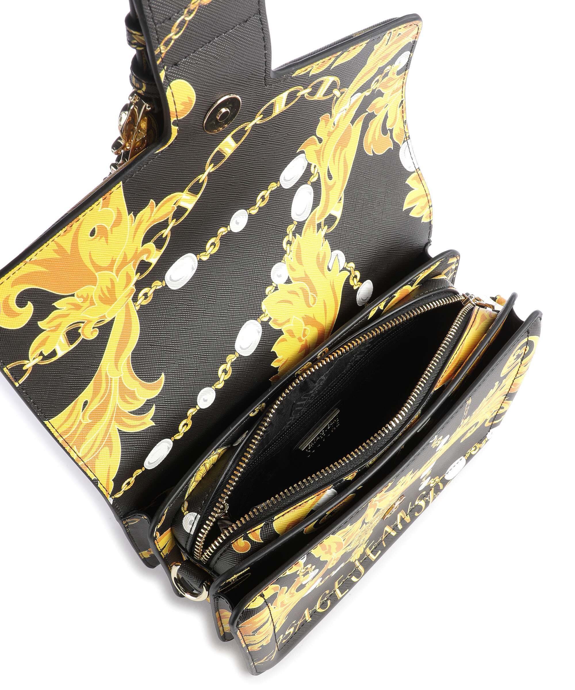 Versace Jeans Couture Couture 01 Torba przez ramię black/gold - Image 6