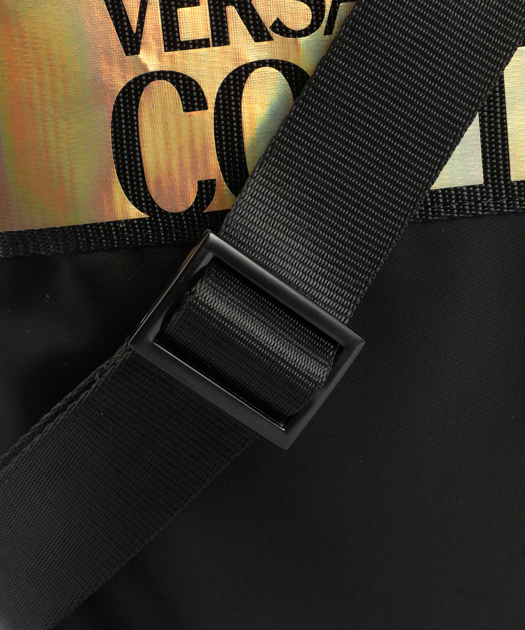 Versace Jeans Couture Iconic Logo Torba przez ramię black/gold - Image 4