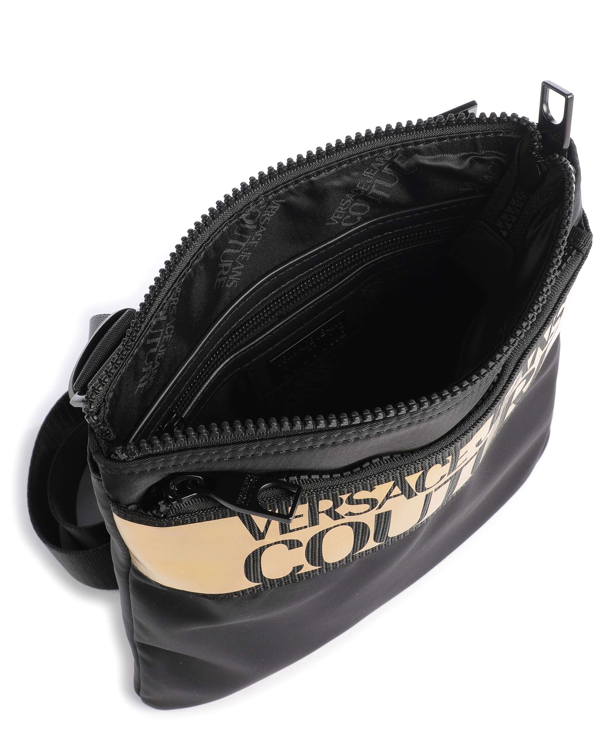 Versace Jeans Couture Iconic Logo Torba przez ramię black/gold - Image 5