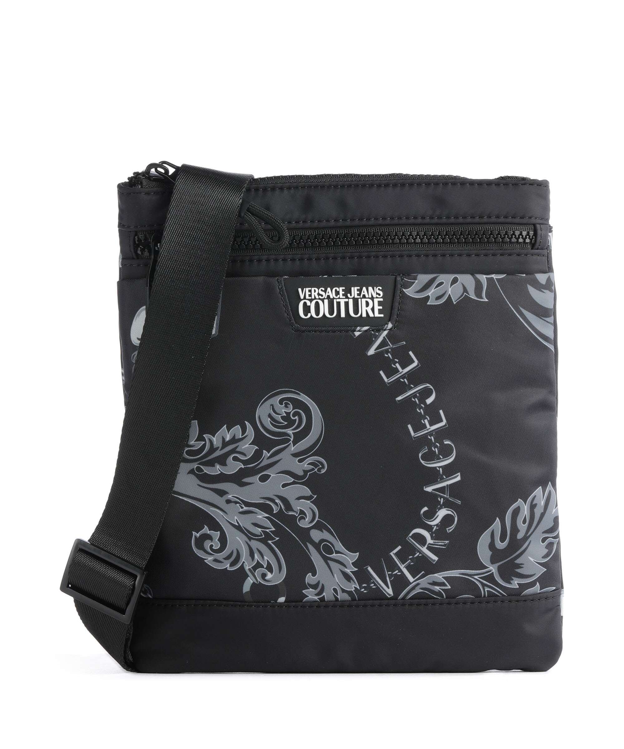 Versace Jeans Couture Iconic Printed Logo Torba przez ramię black