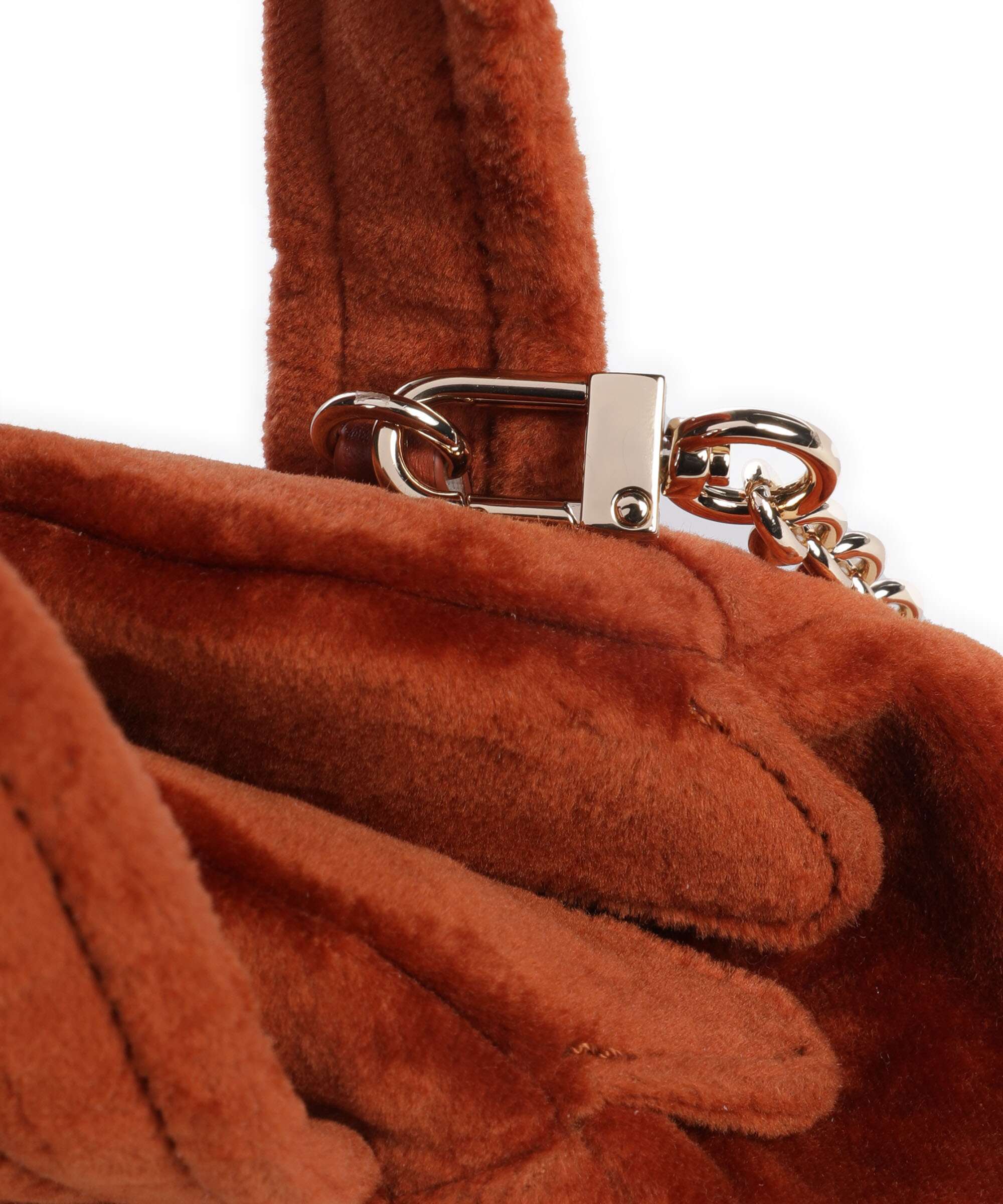 Vivienne Westwood Archive Velvet Mini Torba przez ramię burnt orange - Image 4