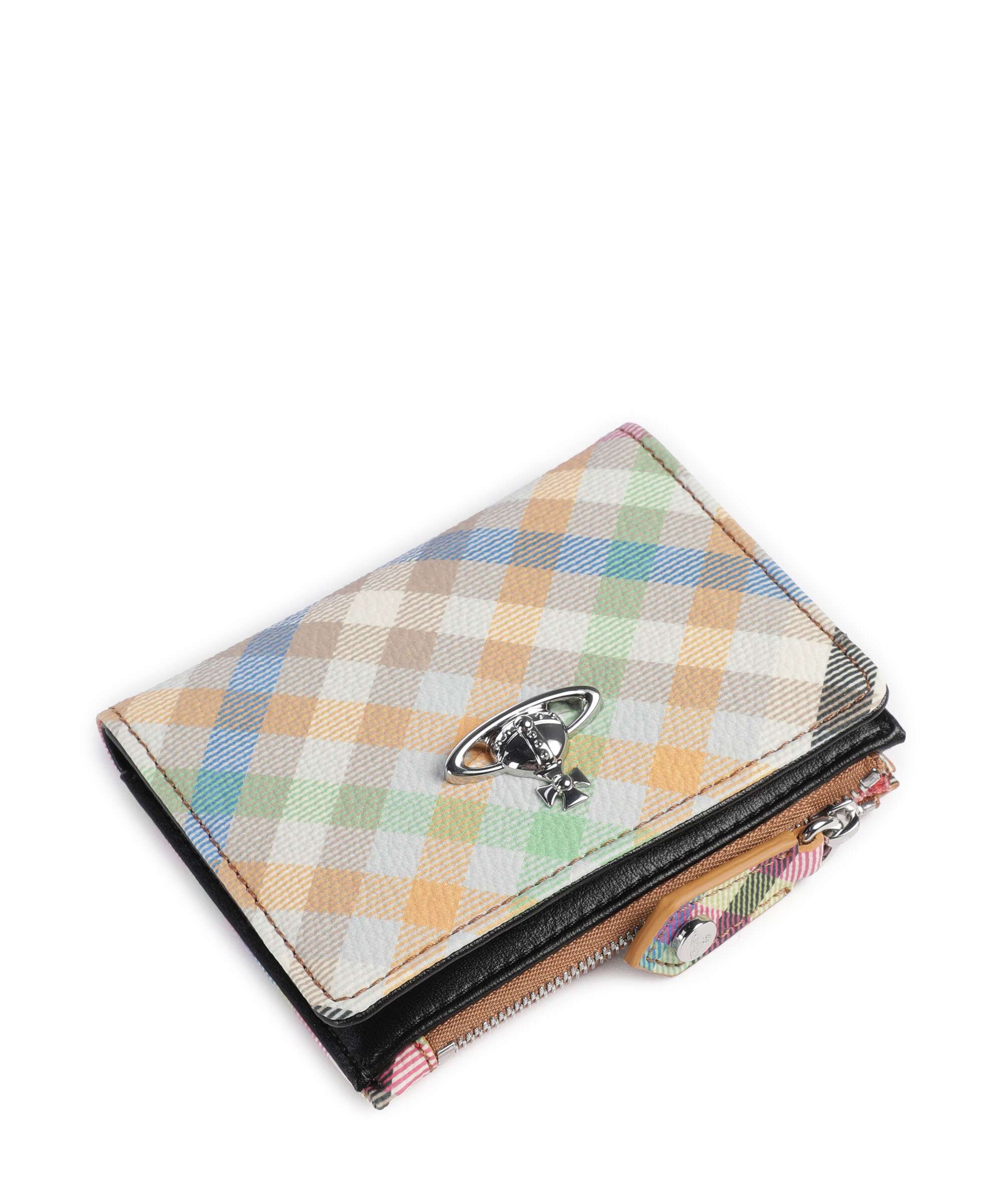 Vivienne Westwood Buccia D'Arancia Slim Etui na karty kredytowe heather plaid - Image 4