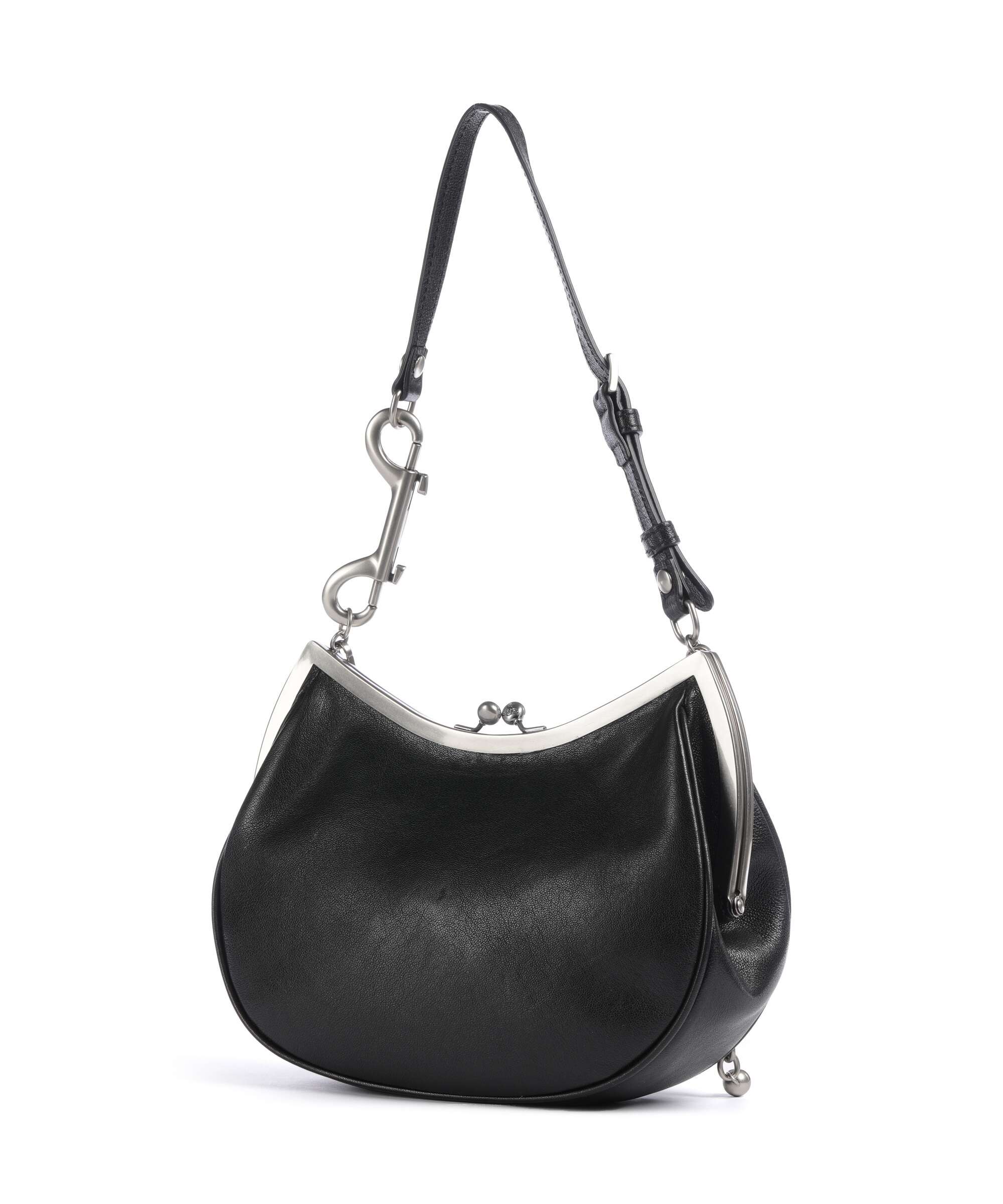 Vivienne Westwood Charm Frame Supple Torba na ramię black/dark silver - Image 2