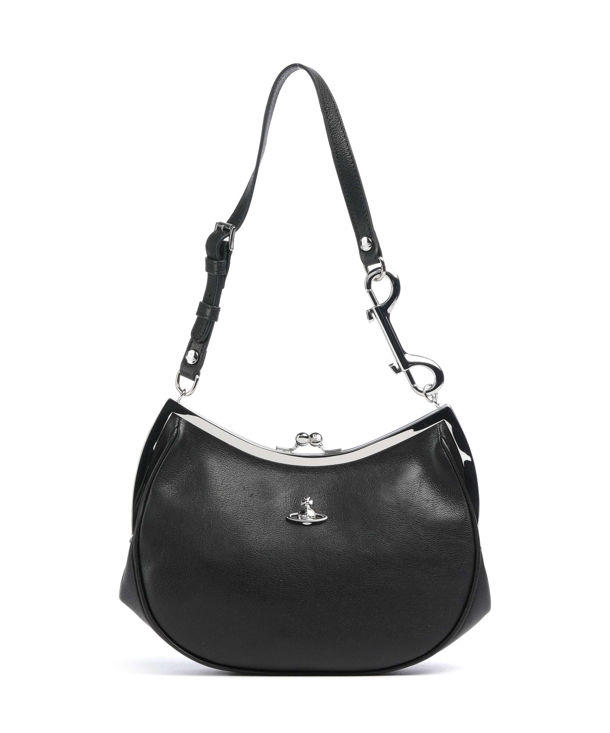 Vivienne Westwood Charm Frame Supple Torba na ramię black
