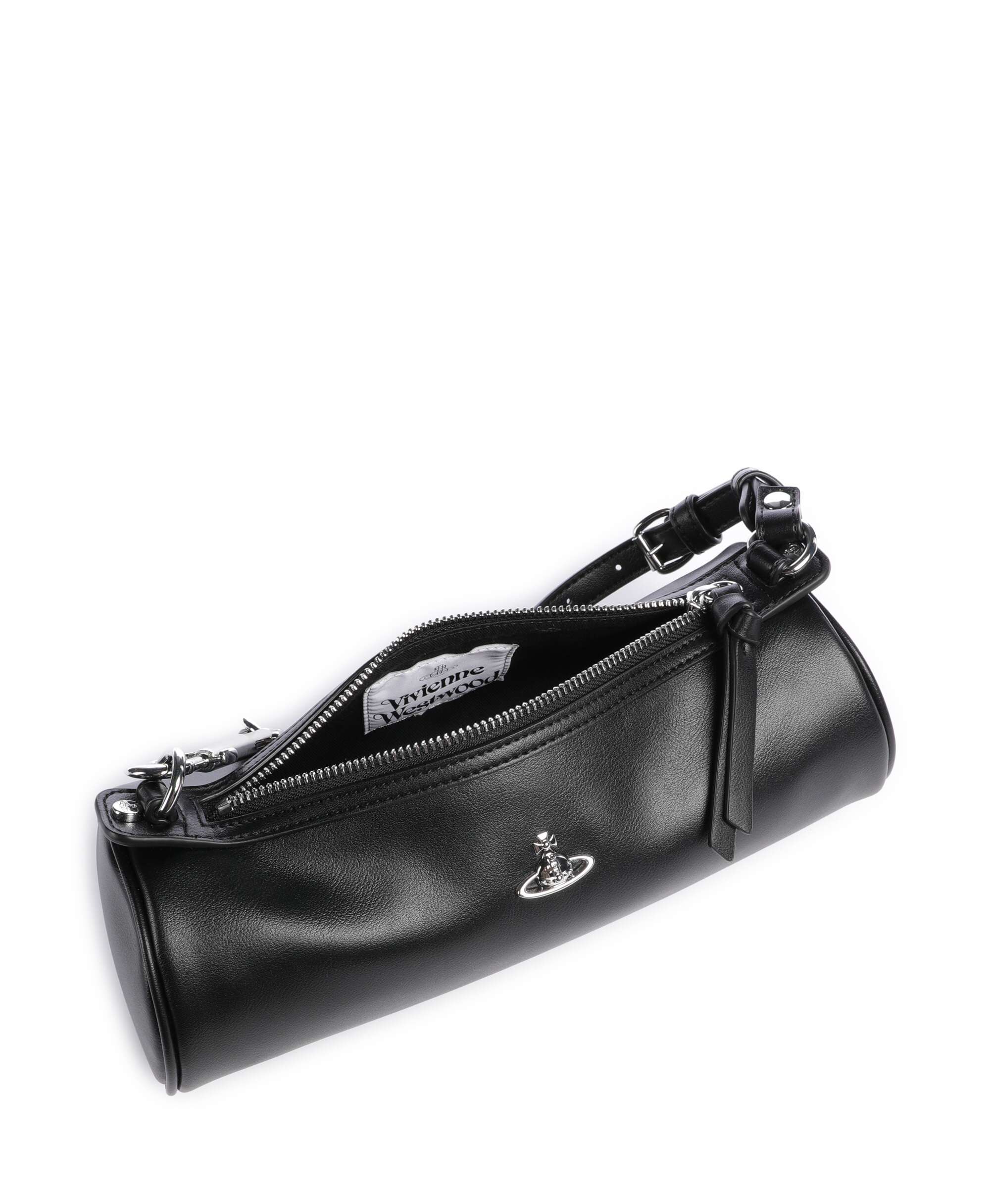 Vivienne Westwood Cindy Cylinder Smooth Torba na ramię black - Image 6