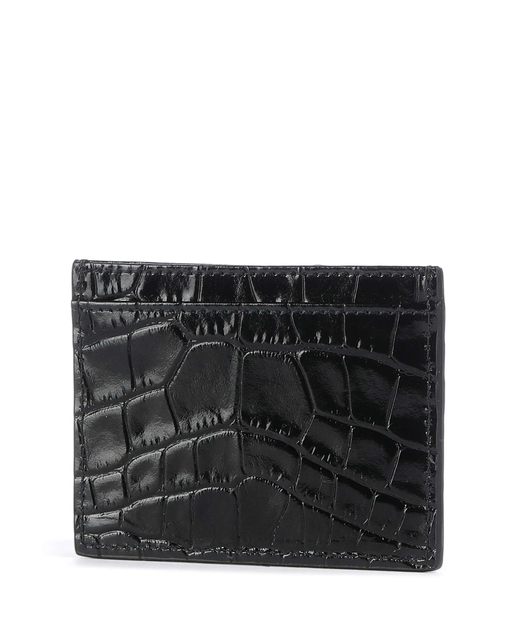 Vivienne Westwood Embossed Croc Etui na karty kredytowe black - Image 2