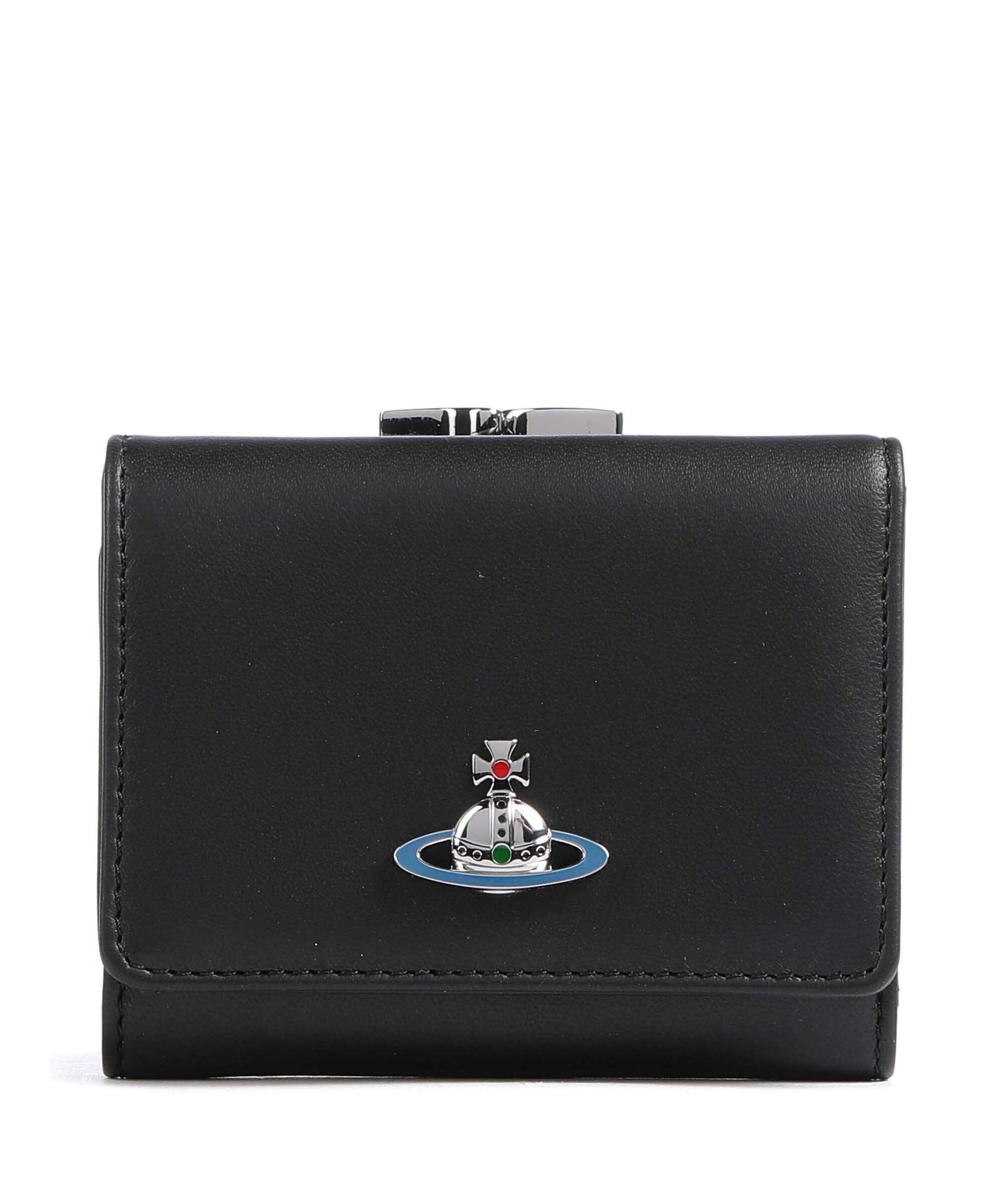 Vivienne Westwood Frame Nappa Small Portfel black