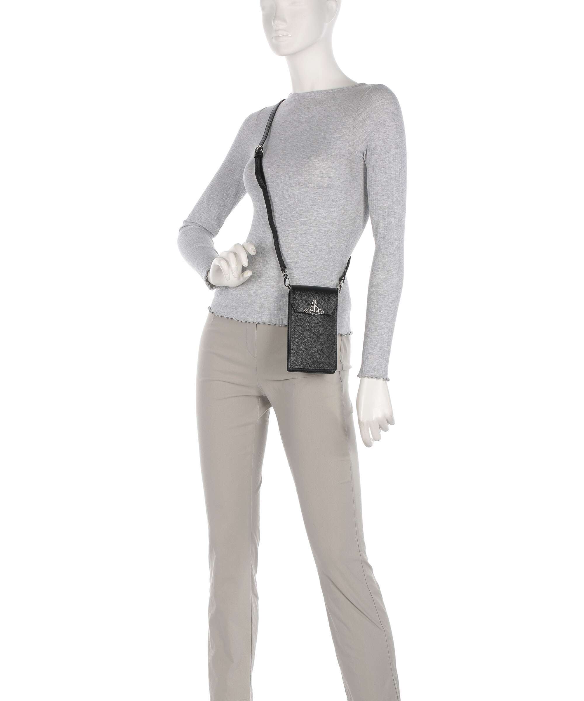 Vivienne Westwood Grain Torebka na telefon black - Image 3