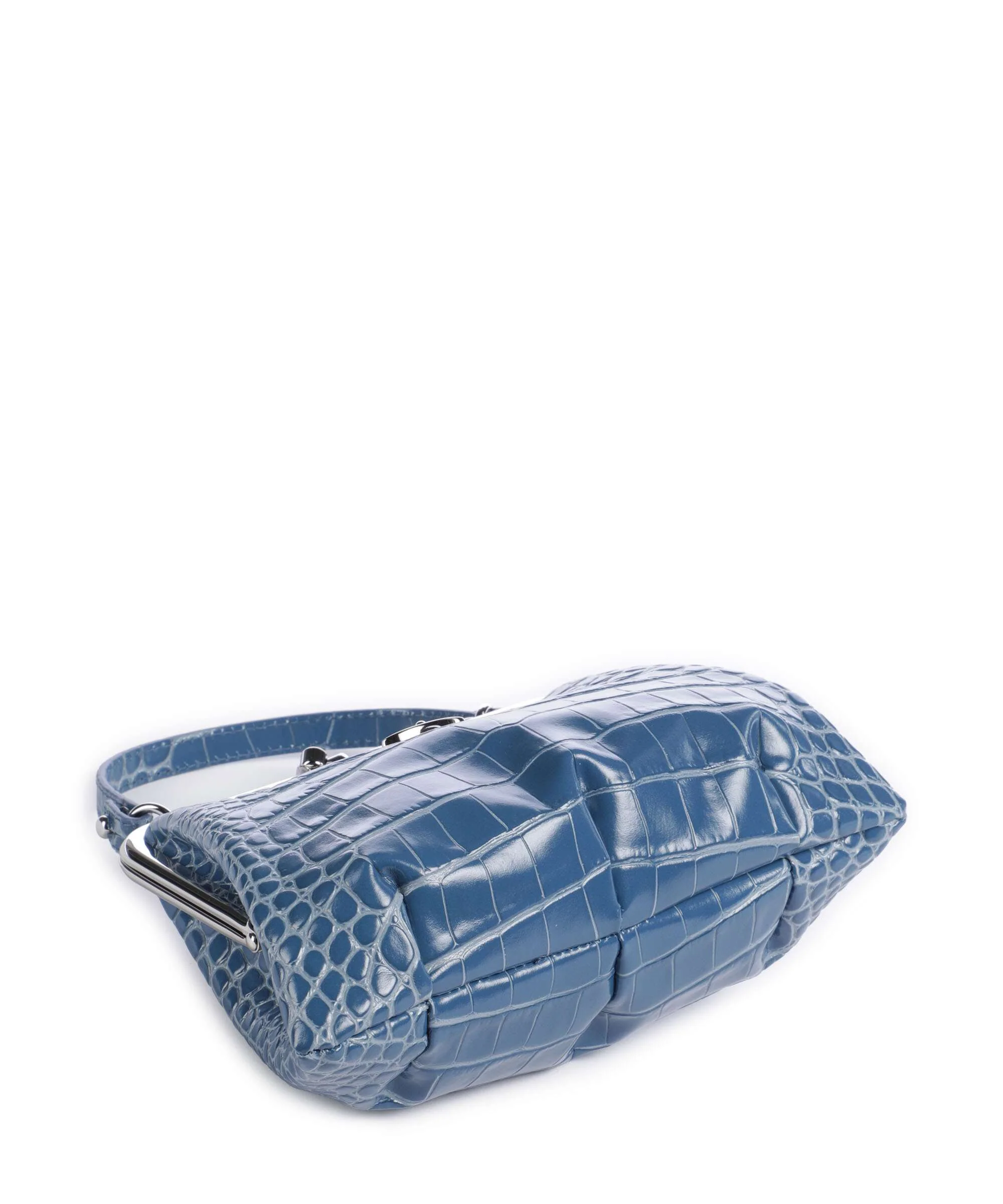Vivienne Westwood Granny Frame Embossed Croc Torebka blue - Image 4
