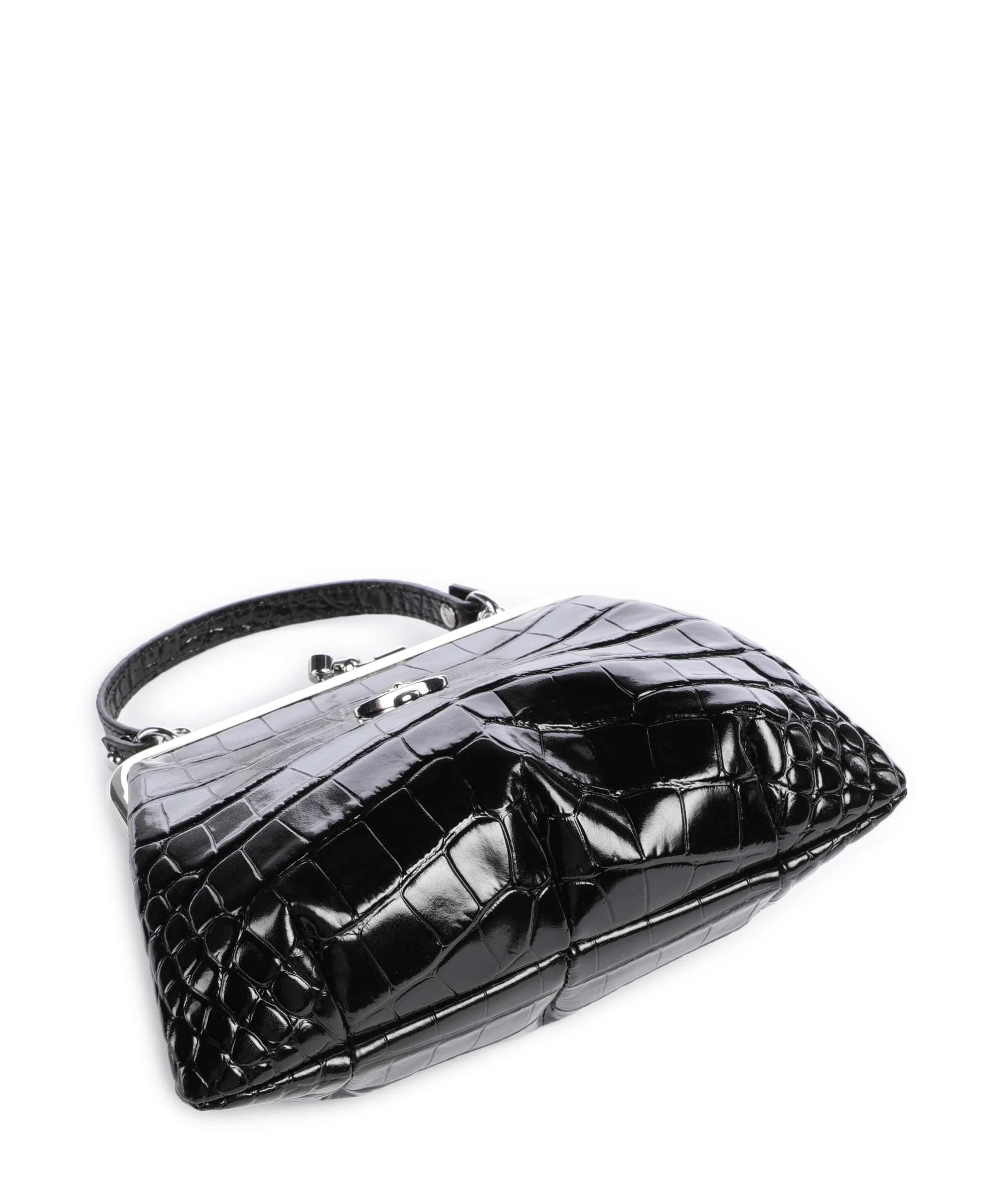 Vivienne Westwood Granny Frame Embossed Croc Torebka black - Image 5