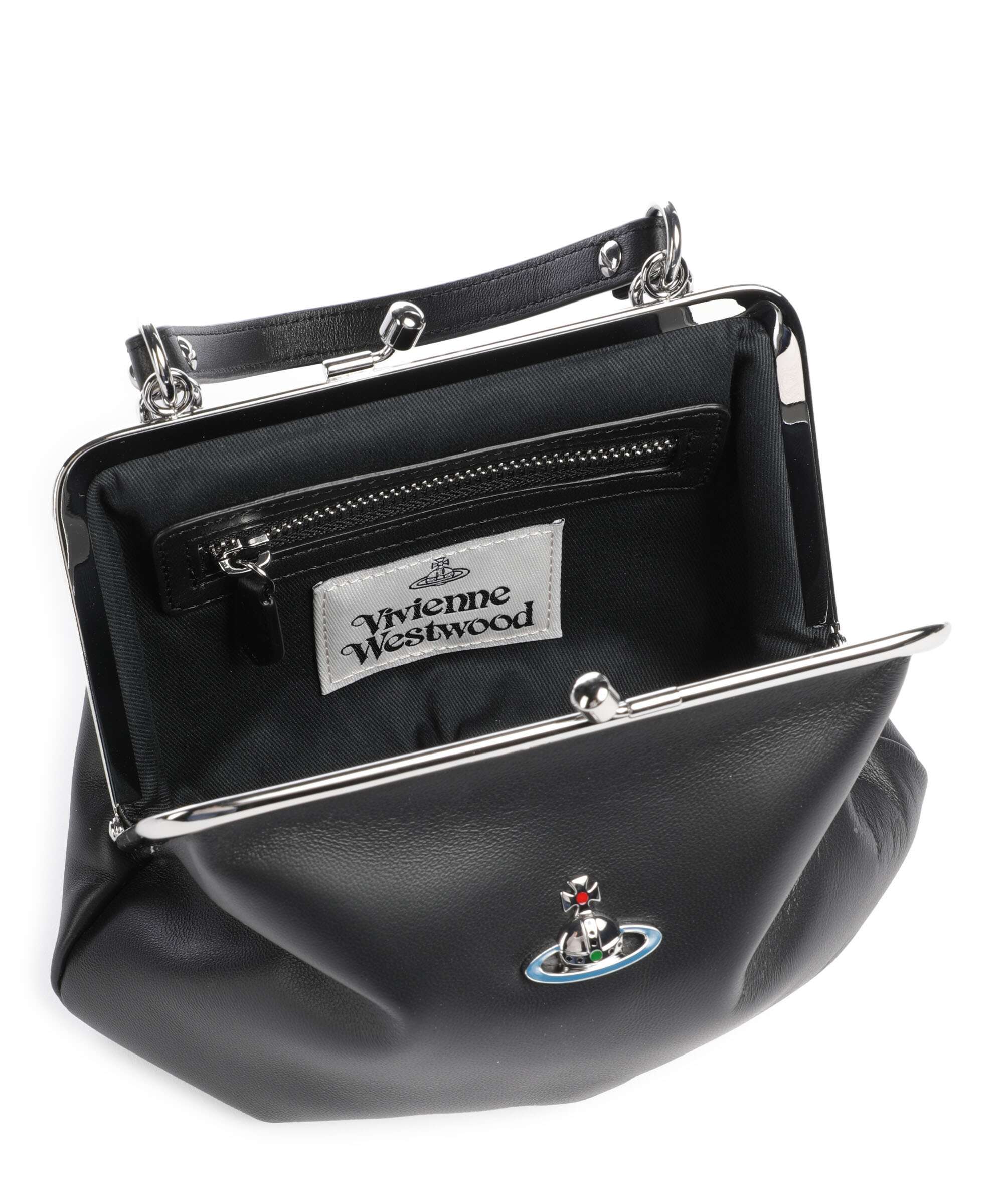 Vivienne Westwood Granny Frame Nappa Torebka black - Image 6