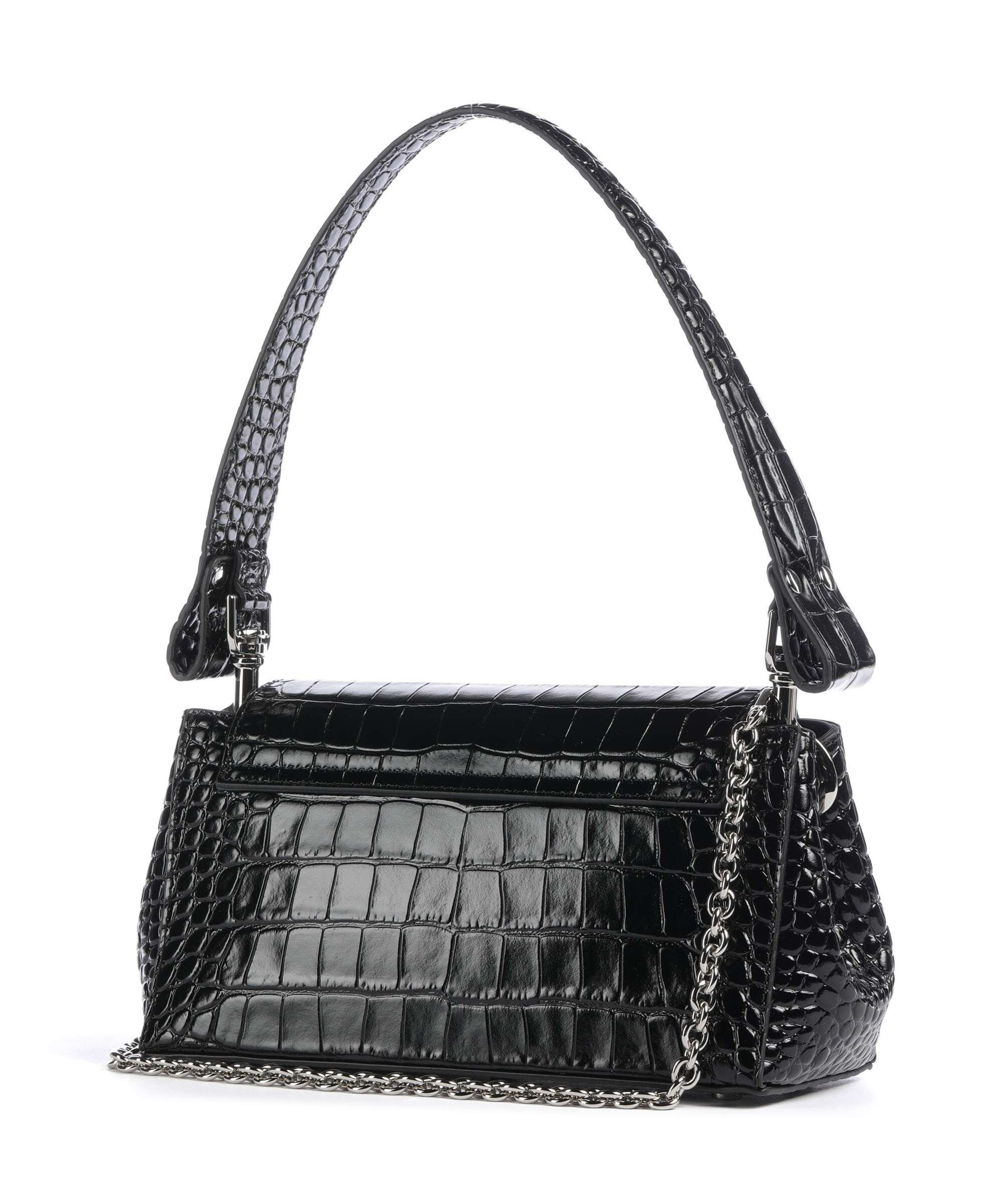 Vivienne Westwood Hazel Embossed Croc Medium Torba na ramię black - Image 2