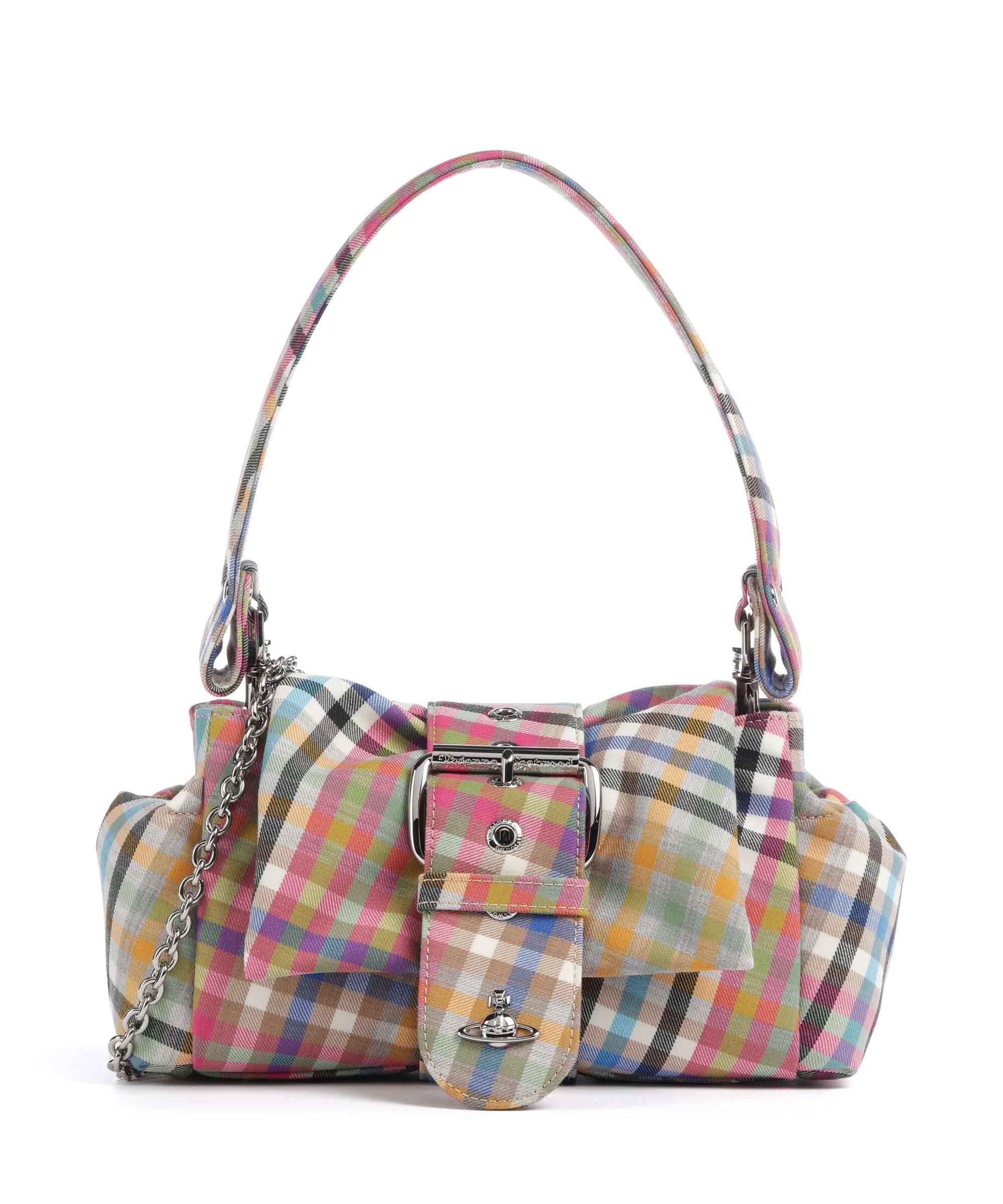 Vivienne Westwood Hazel Heather Check Treasure Torba na ramię multicolour