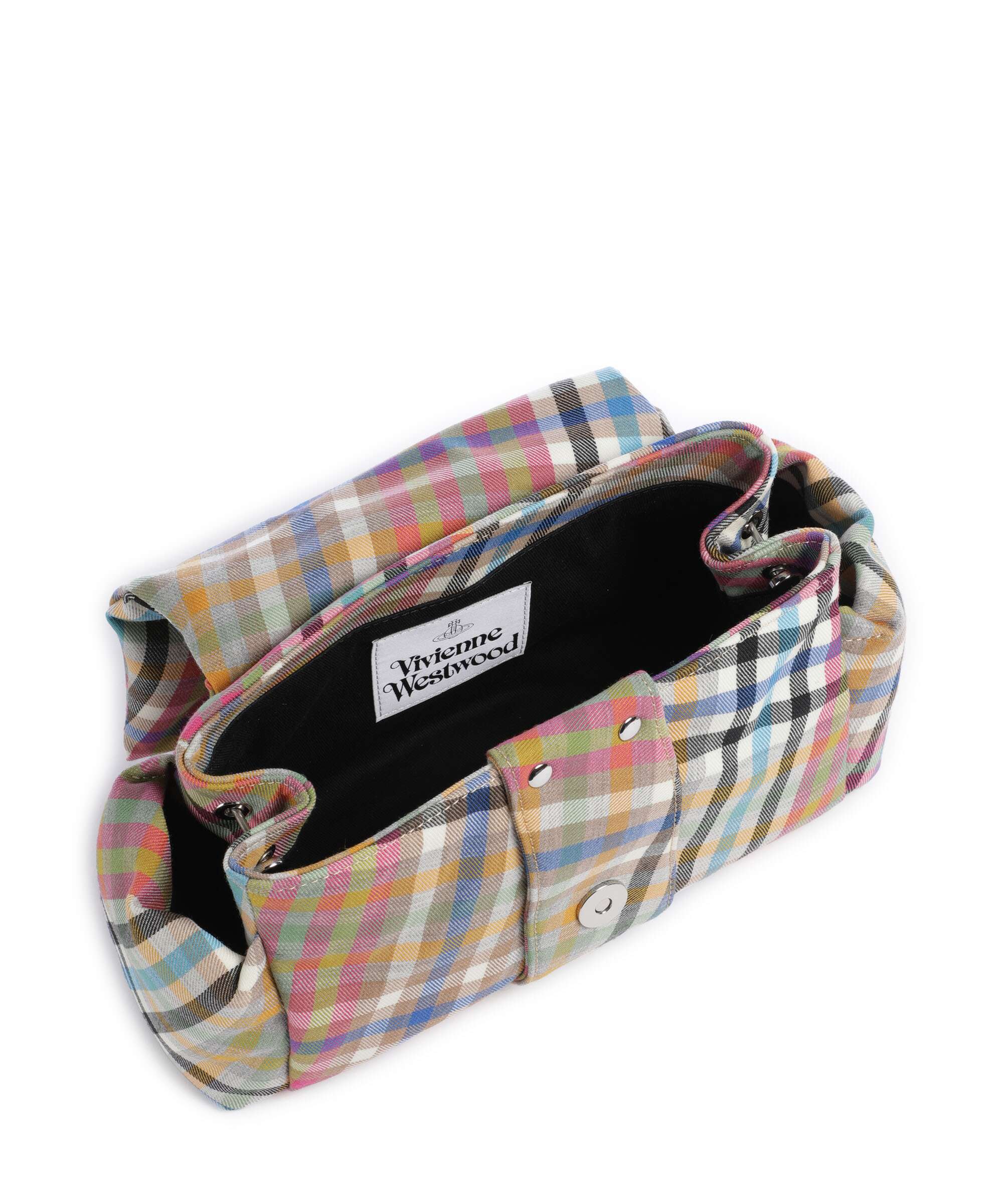 Vivienne Westwood Hazel Heather Check Treasure Torba na ramię multicolour - Image 6