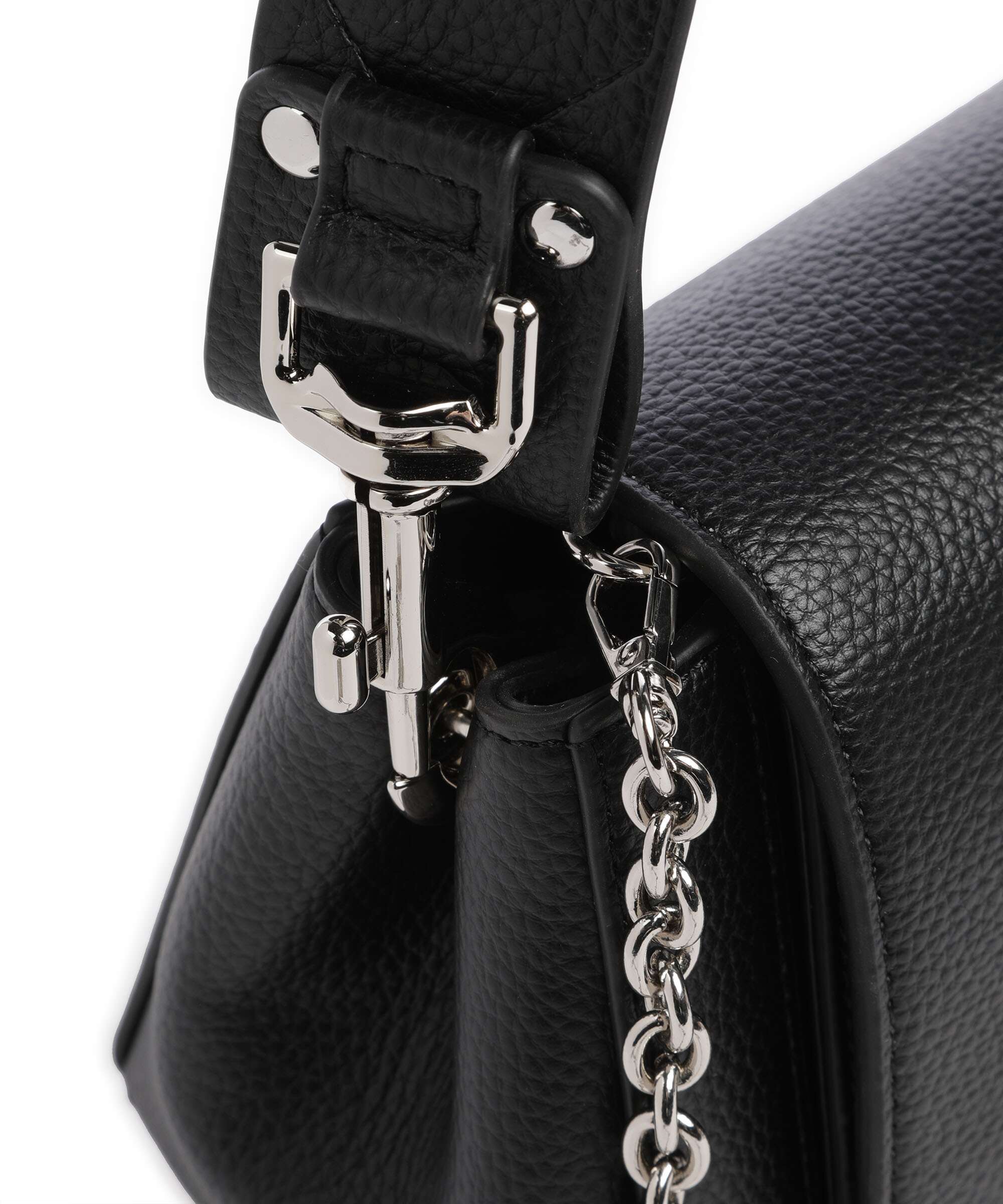 Vivienne Westwood Hazel Re-Vegan Grain Medium Torba na ramię black - Image 4
