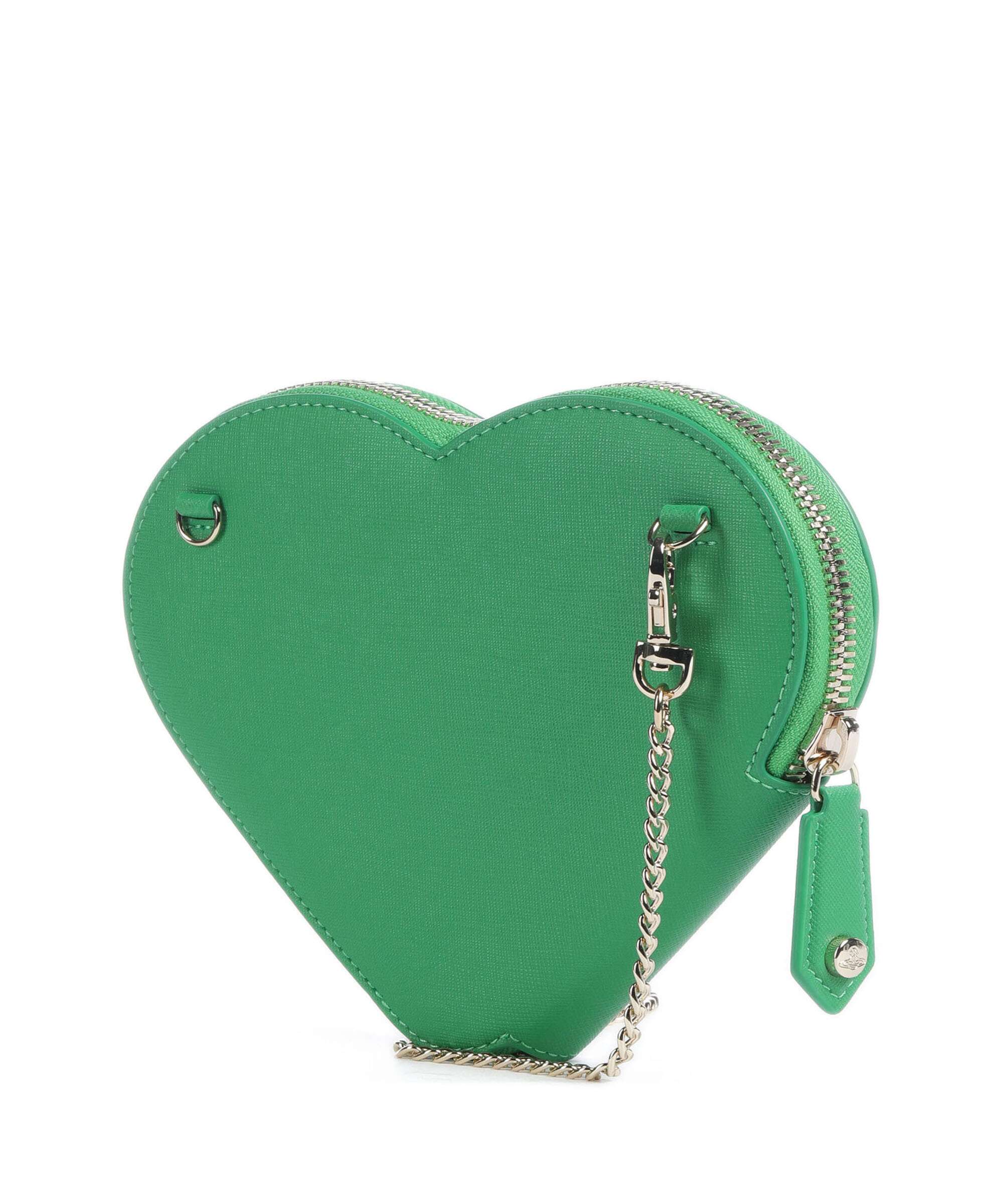 Vivienne Westwood Heart Saffiano Biogreen Torba przez ramię bright green - Image 2