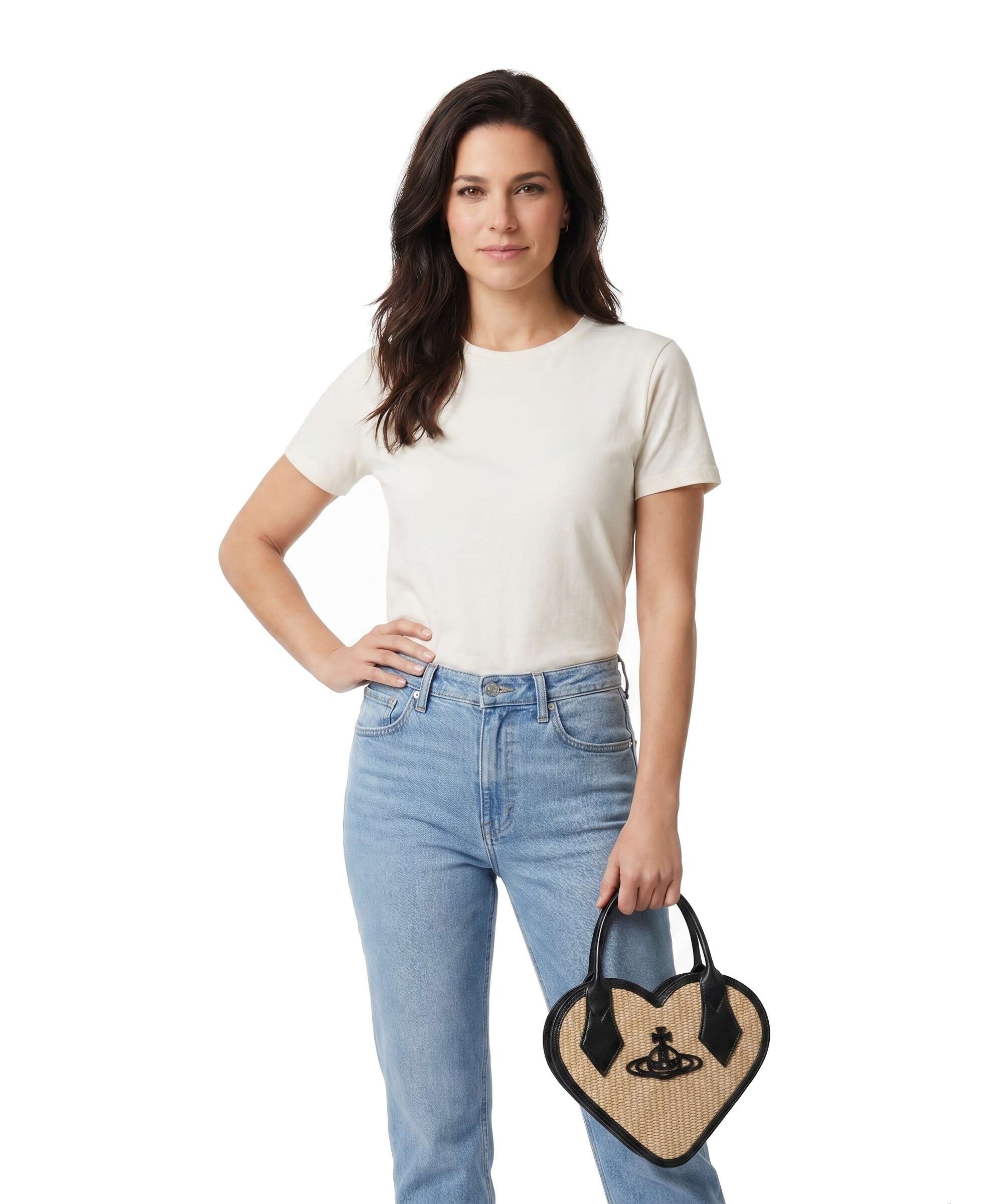Vivienne Westwood Josephine Heart Torebka natural - Image 3