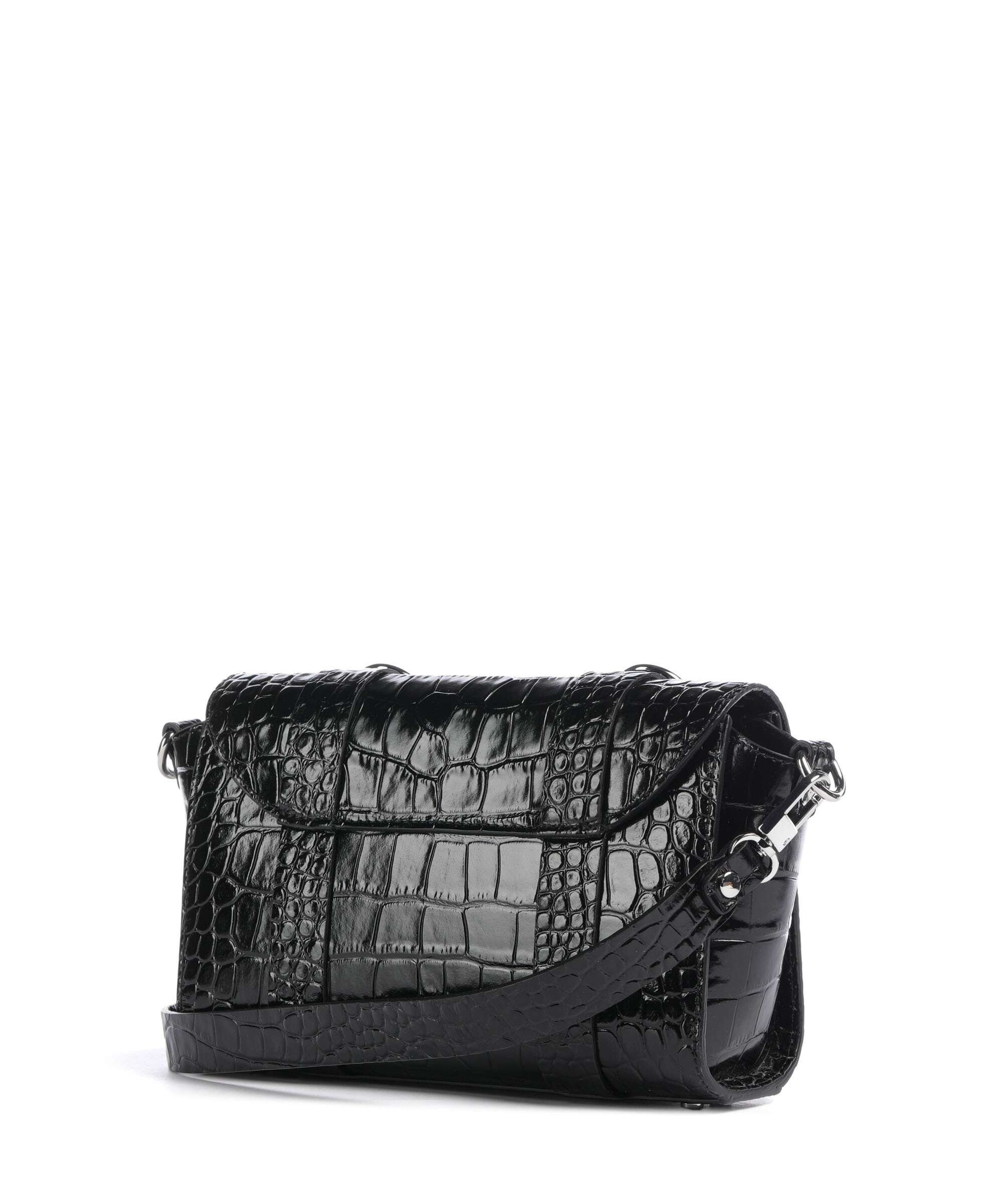 Vivienne Westwood Kimmy Embossed Croc Torba przez ramię black - Image 2