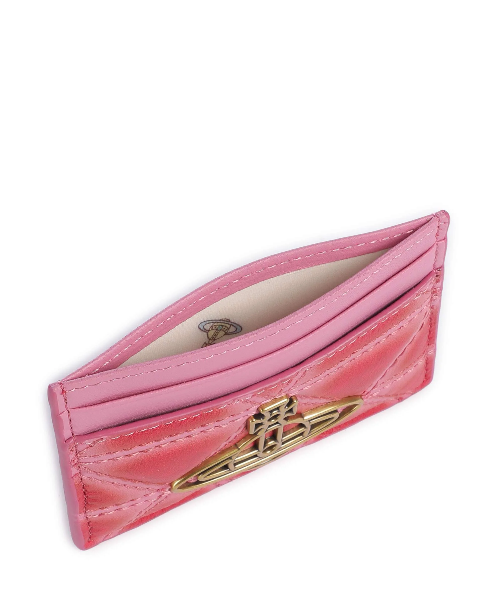 Vivienne Westwood Quilted Nappa Print Etui na karty kredytowe pink/red - Image 4