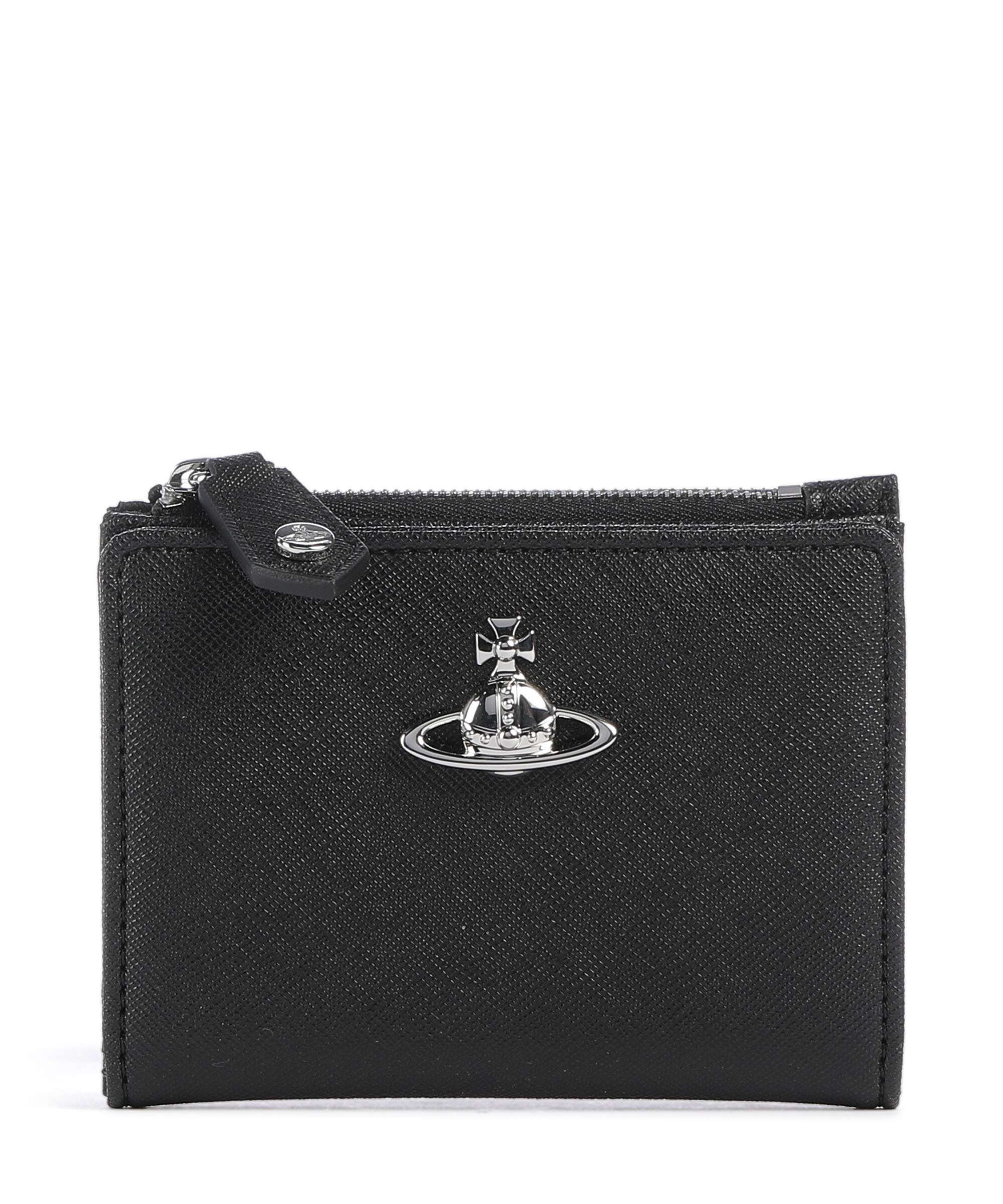 Vivienne Westwood Saffiano Plain Slim Etui na karty kredytowe black