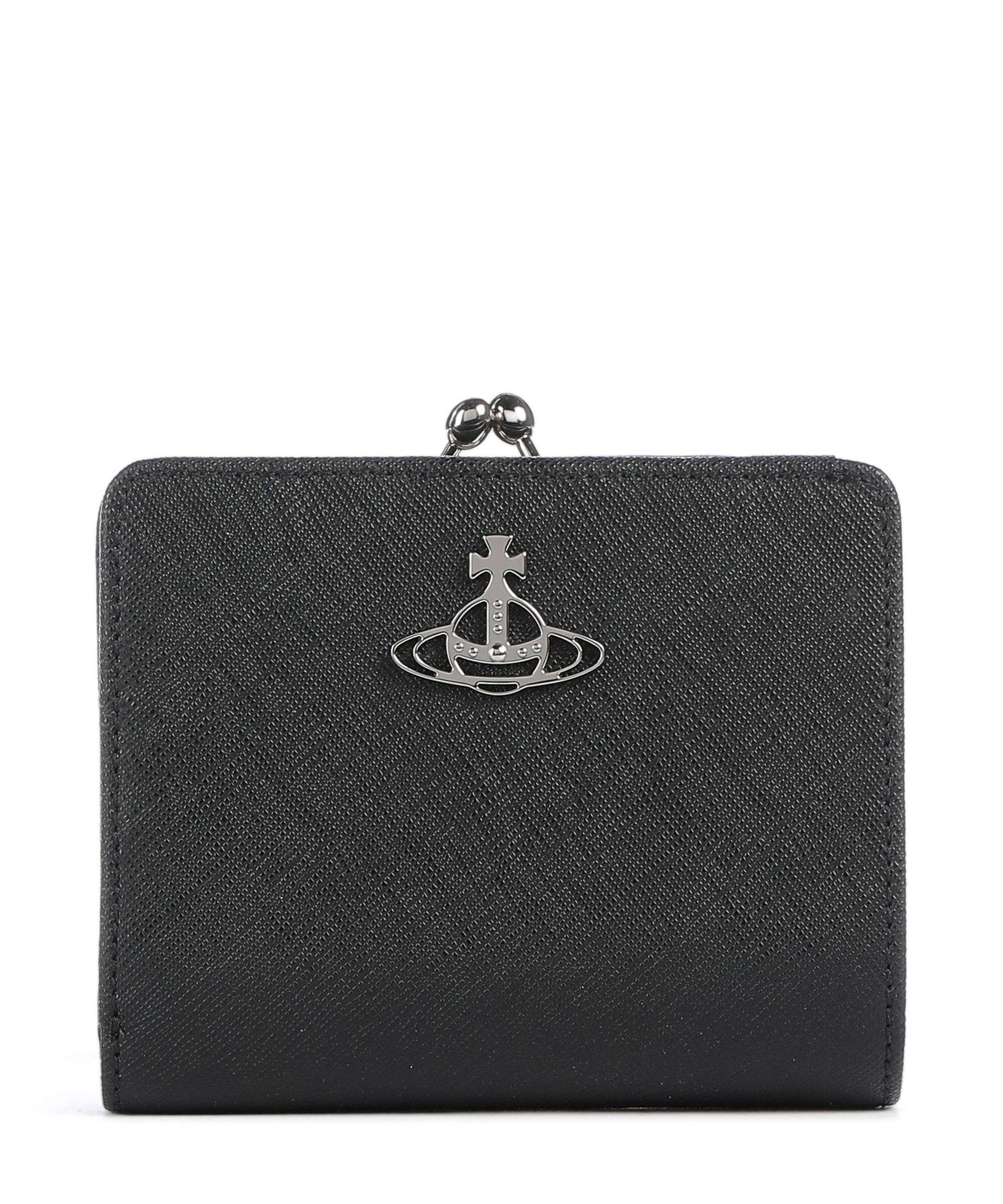 Vivienne Westwood Saffiano Portfel black