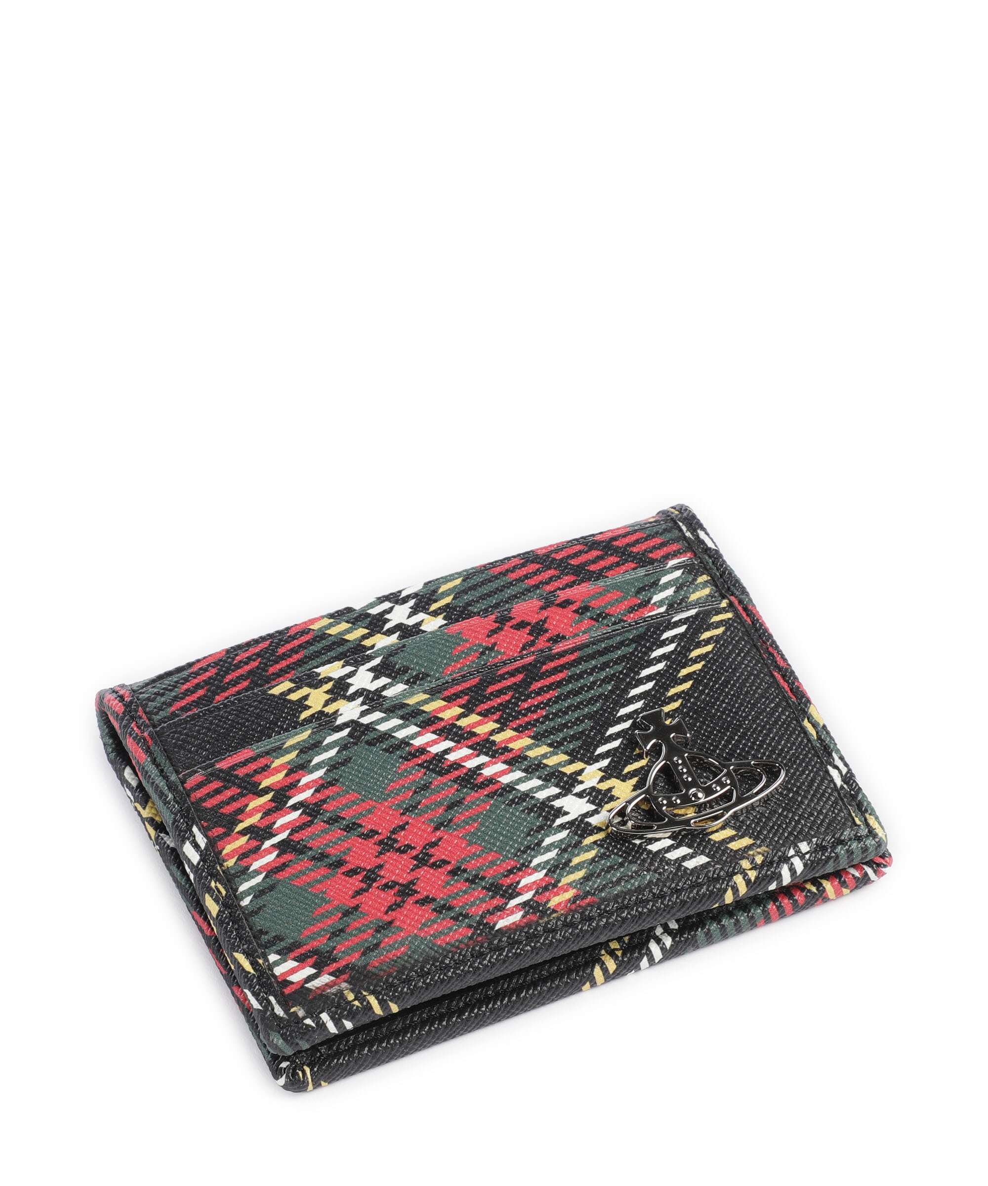 Vivienne Westwood Saffiano Printed Etui na karty kredytowe chelsea tartan - Image 3