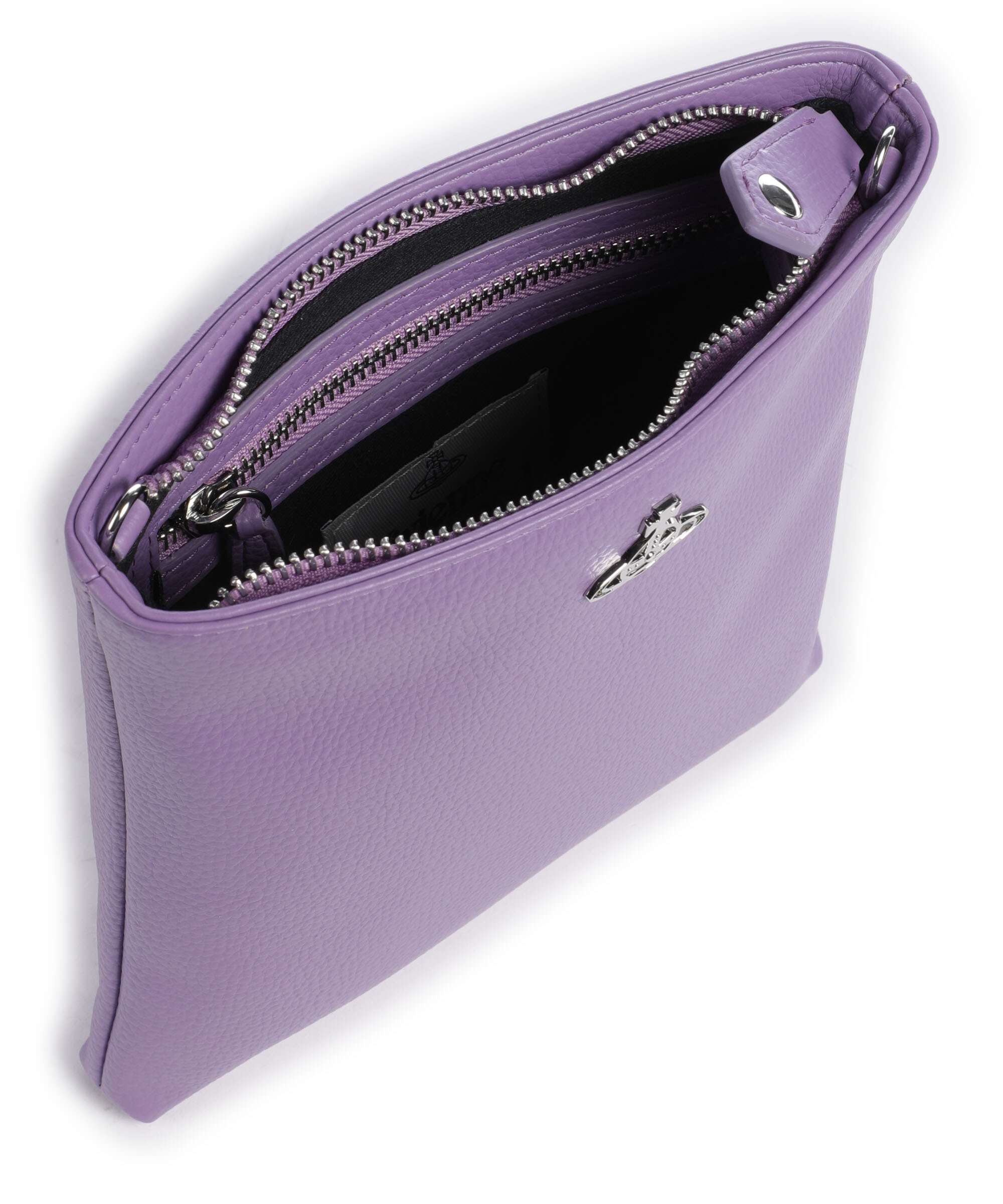 Vivienne Westwood Squire Square Re-Vegan Grain Torba przez ramię purple - Image 6