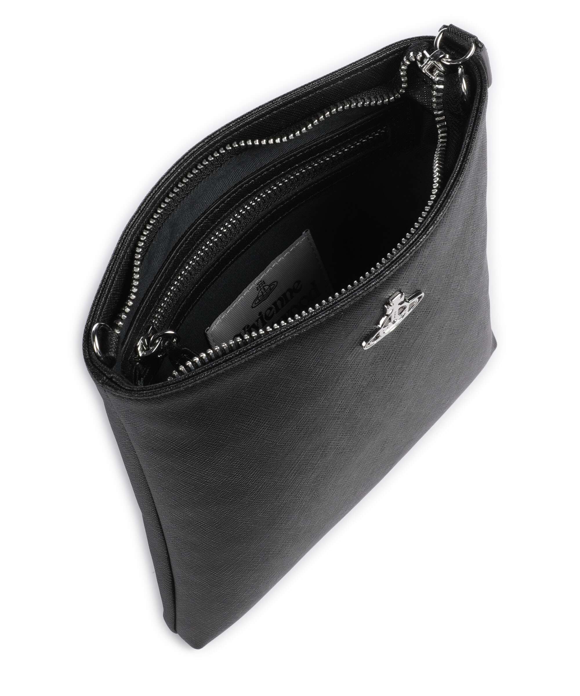 Vivienne Westwood Squire Square Saffiano Torba przez ramię black - Image 6