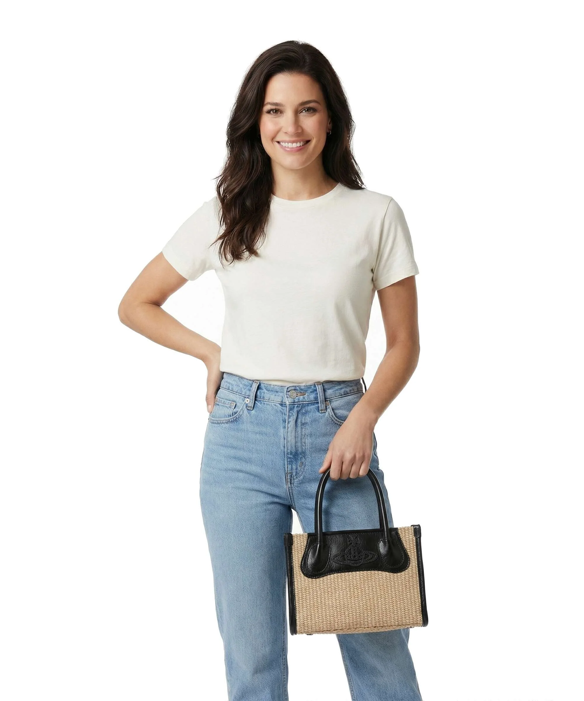 Vivienne Westwood Troy Small Torebka natural - Image 3