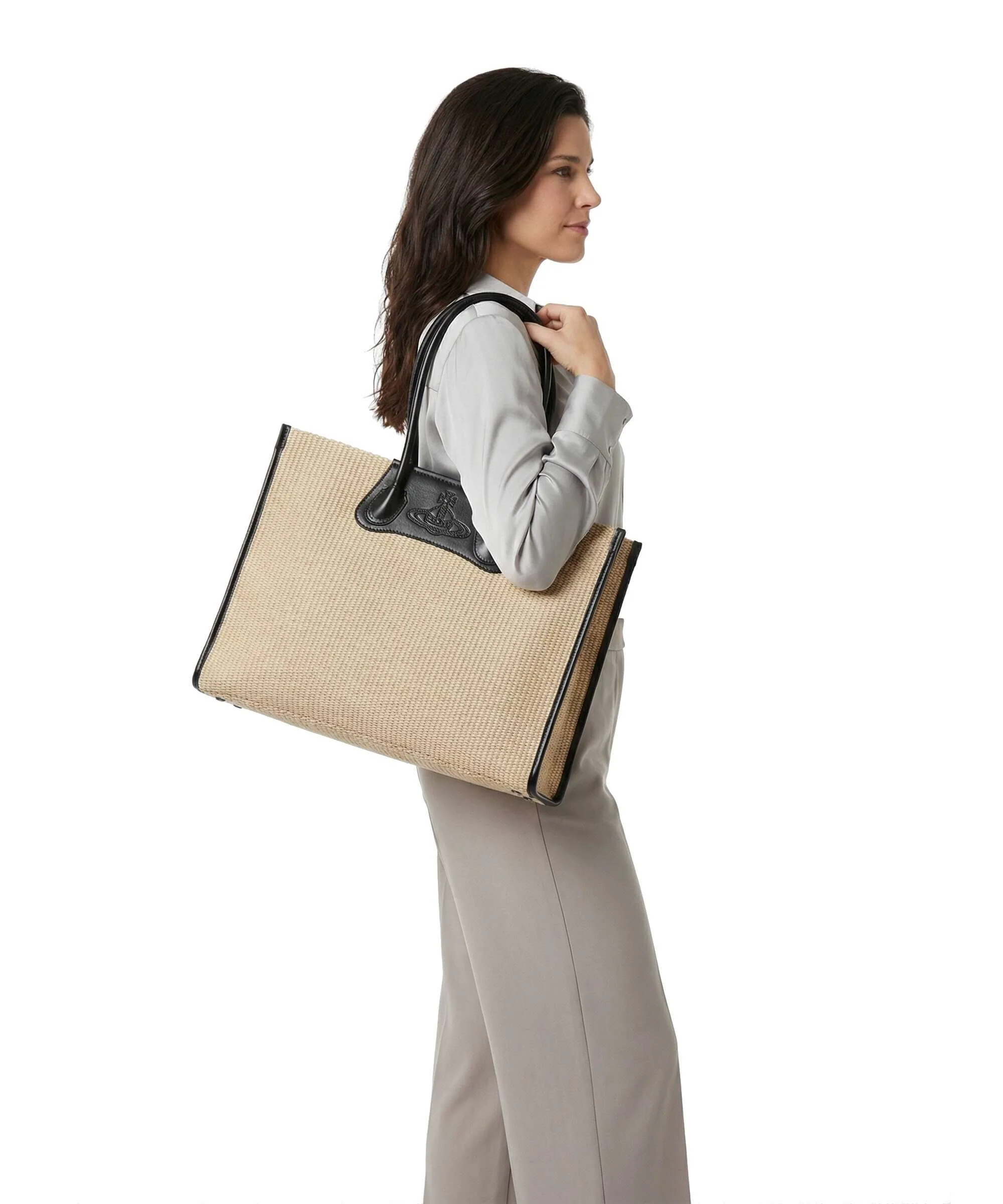 Vivienne Westwood Troy Torba na zakupy natural - Image 3