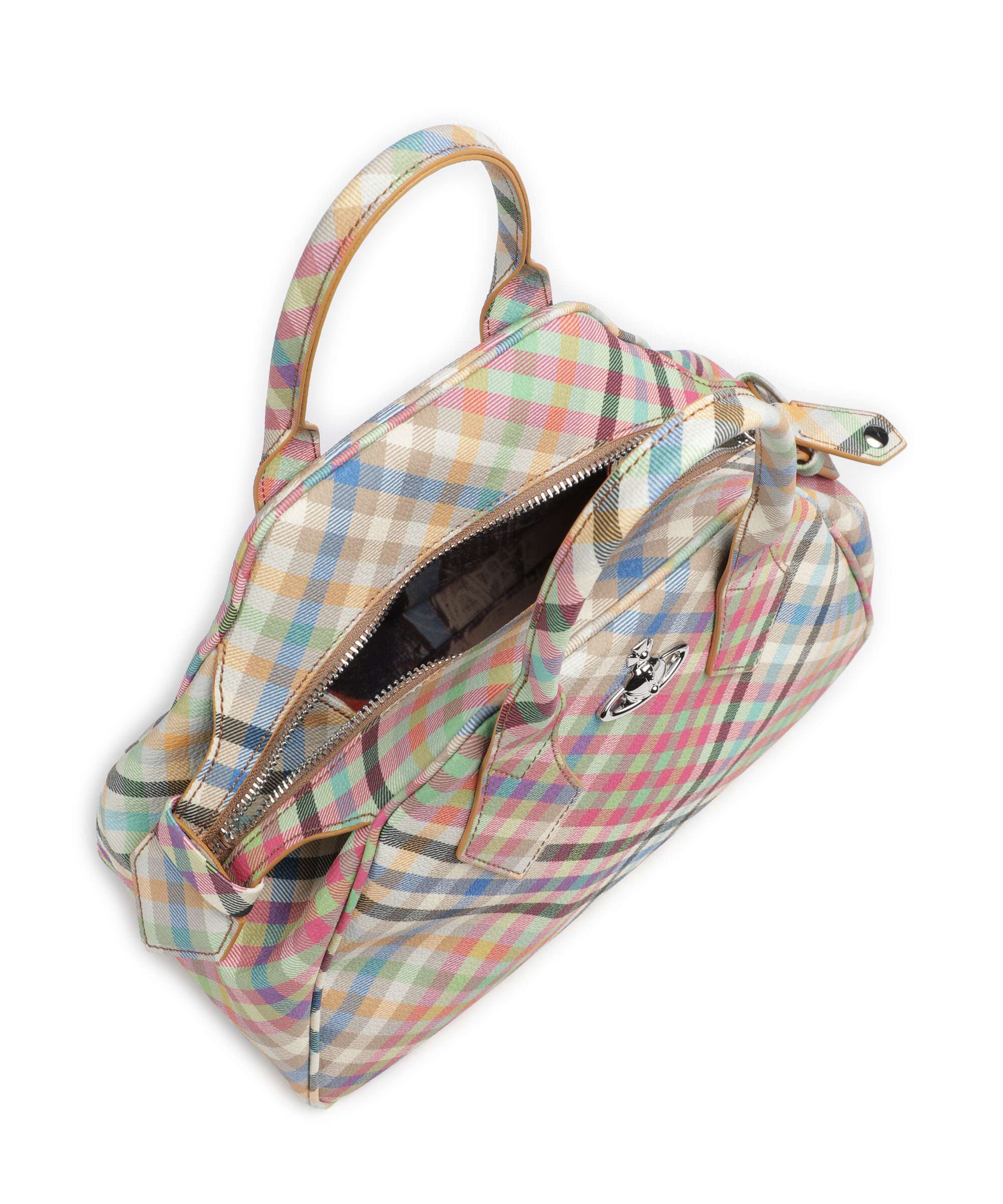 Vivienne Westwood Yasmine Buccia D'Arancia Medium Torebka heather plaid - Image 5