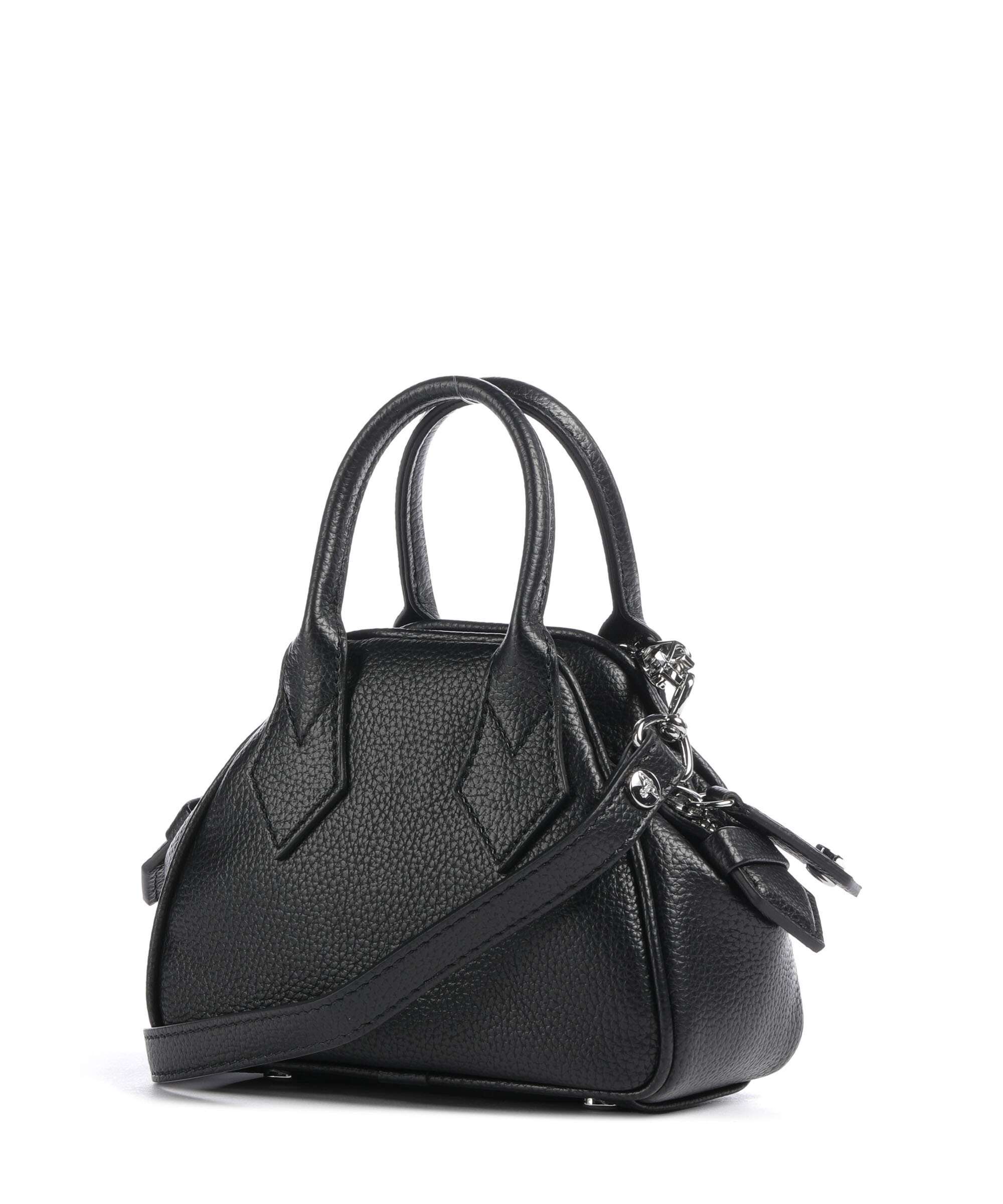 Vivienne Westwood Yasmine Grain Mini Torba przez ramię black - Image 2