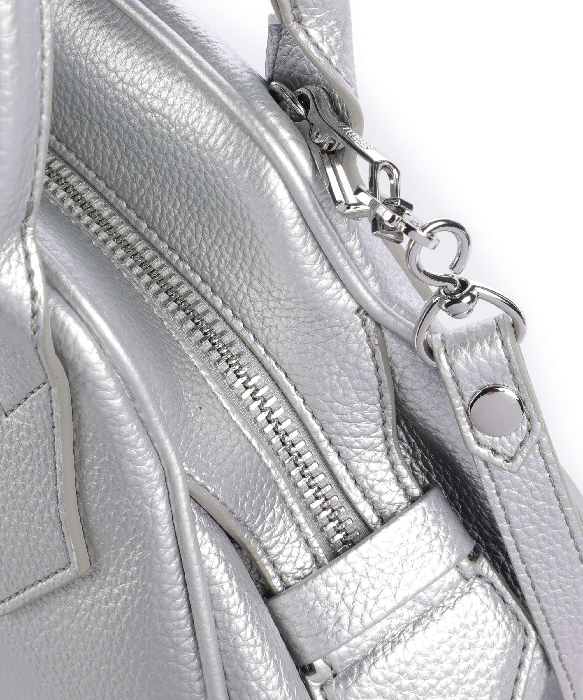 Vivienne Westwood Yasmine Grain Small Torebka silver - Image 4