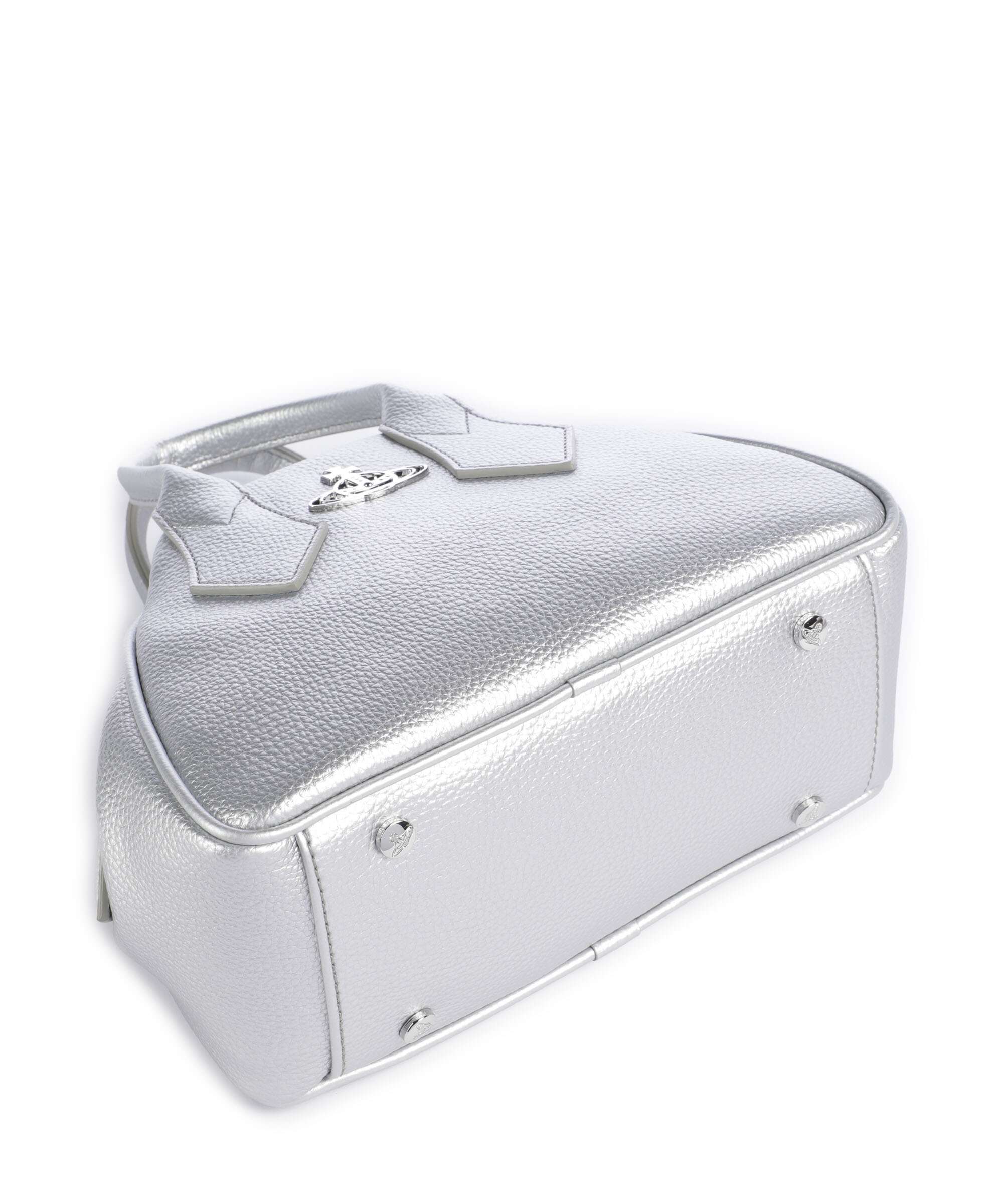 Vivienne Westwood Yasmine Grain Small Torebka silver - Image 5