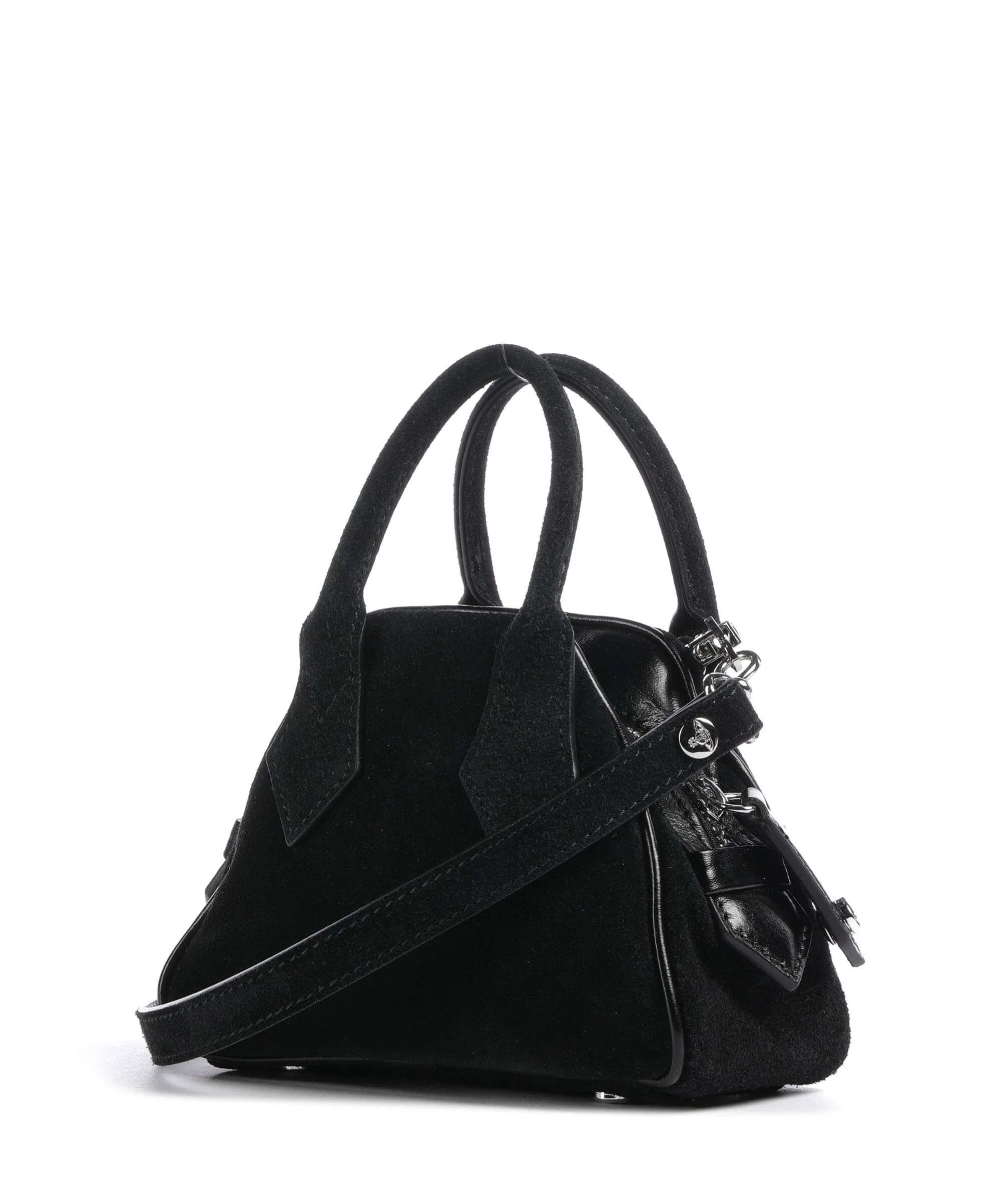 Vivienne Westwood Yasmine Suede Mini Torba przez ramię black - Image 2