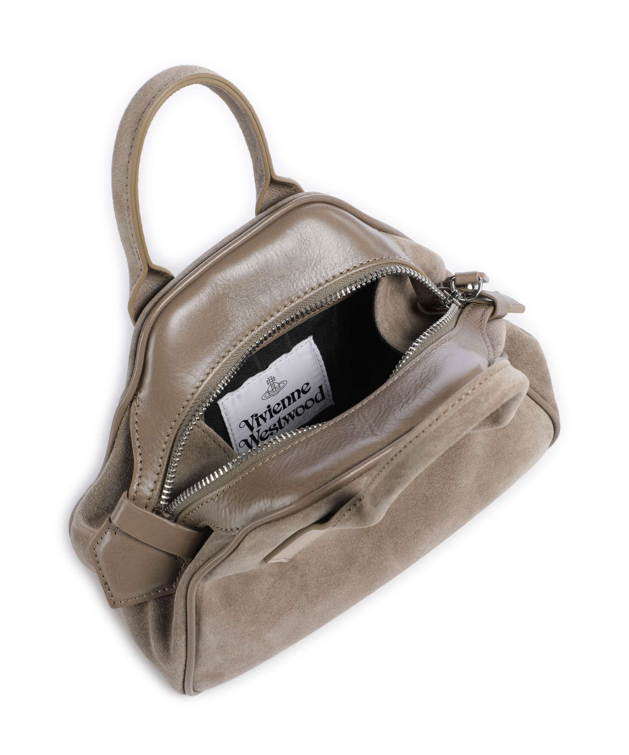 Vivienne Westwood Yasmine Suede Small Torebka stone - Image 6