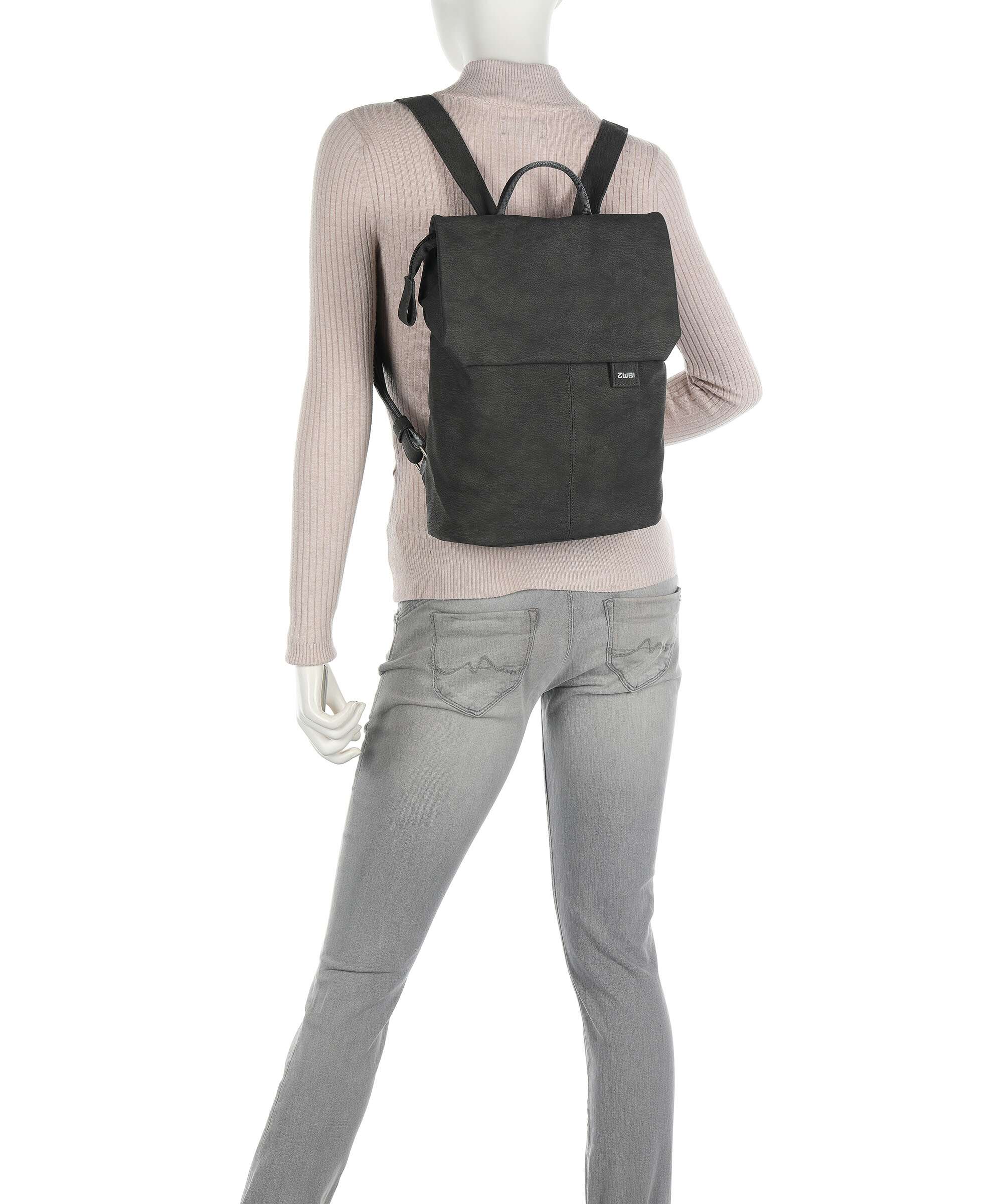 Zwei Mademoiselle.M MR13 Plecak nubuk stone - Image 3